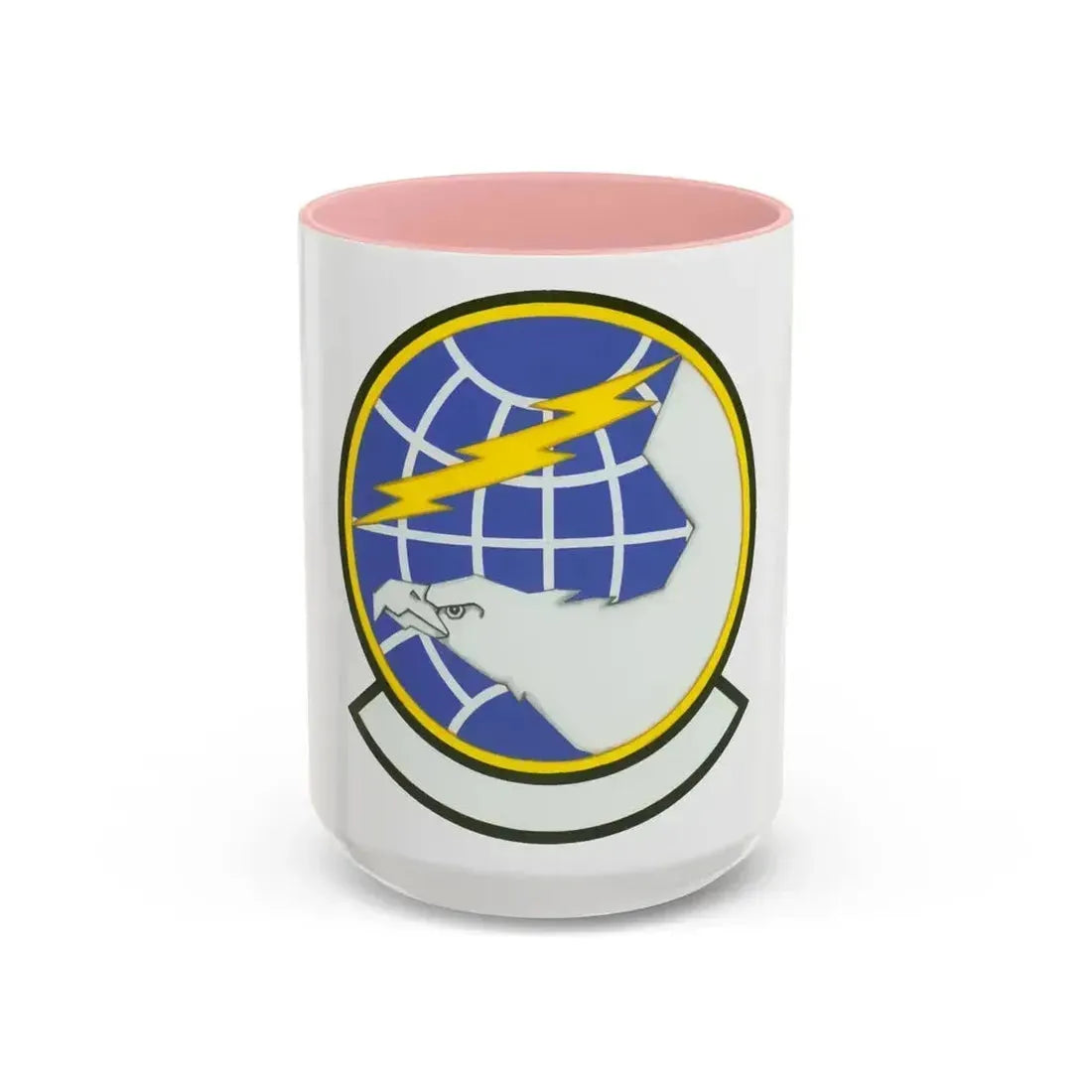940 Civil Engineer Squadron AFRC (U.S. Air Force) Accent Coffee Mug 15oz Pink - Go Mug Yourself