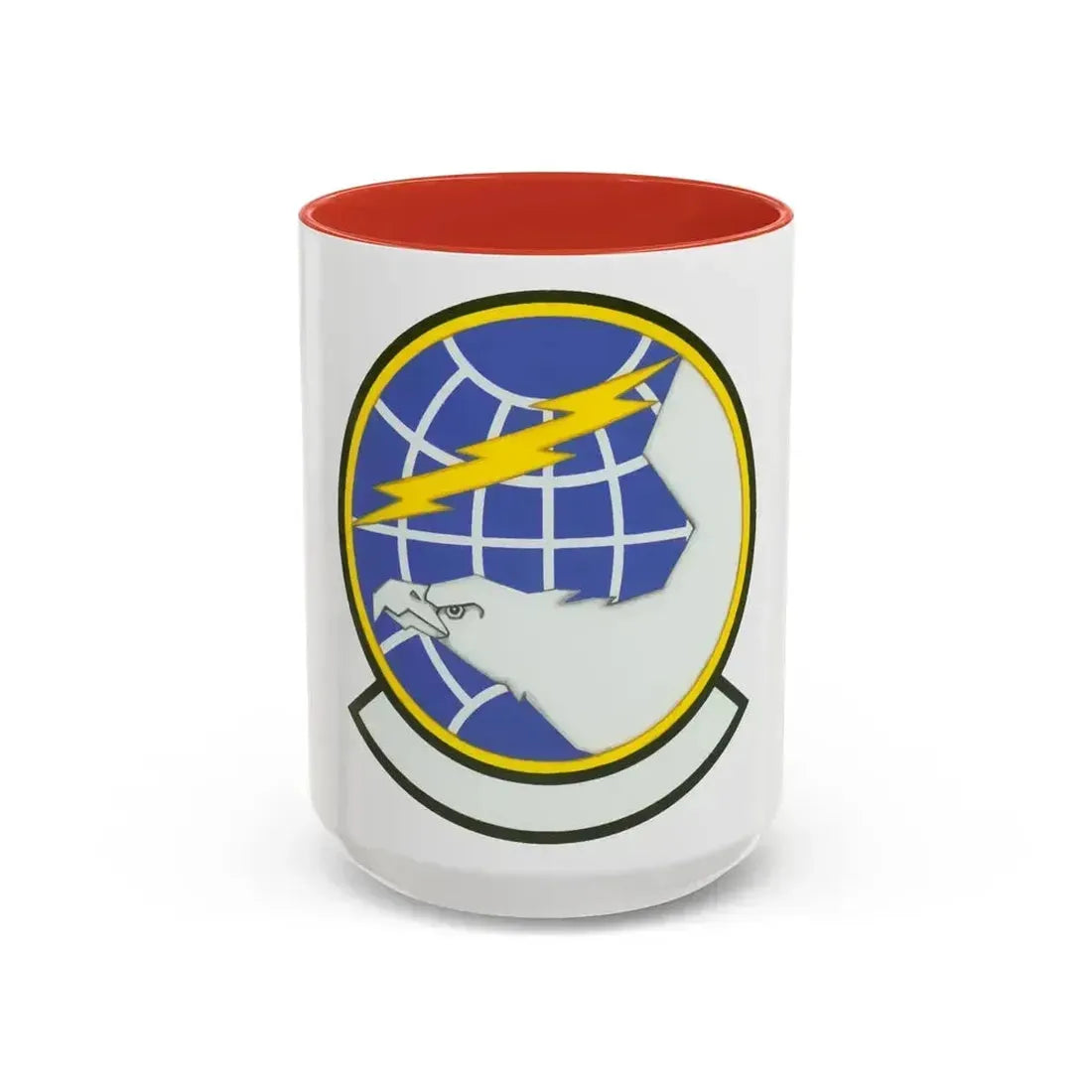 940 Civil Engineer Squadron AFRC (U.S. Air Force) Accent Coffee Mug 15oz Red - Go Mug Yourself