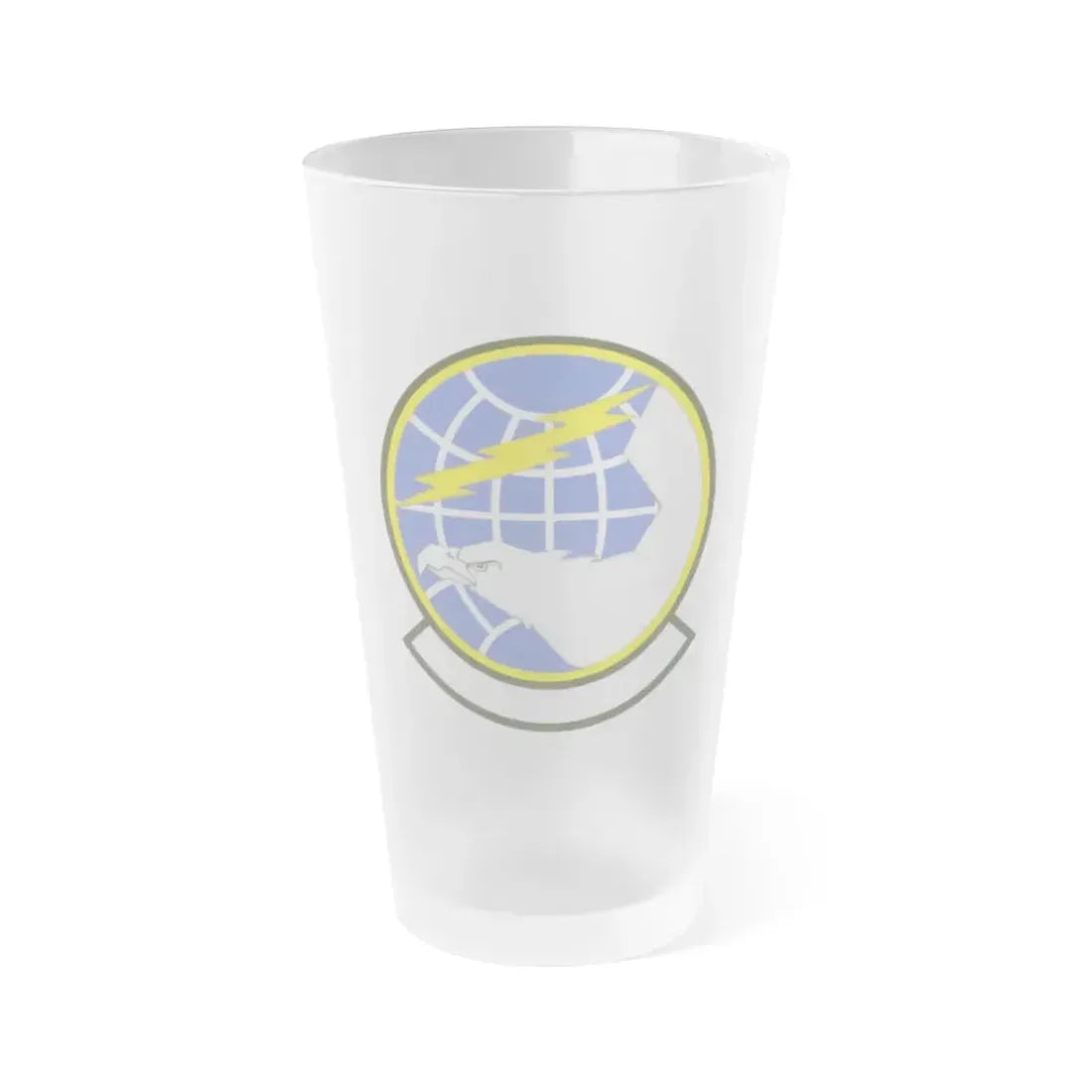 940 Civil Engineer Squadron AFRC (U.S. Air Force) Frosted Pint Glass 16oz 16oz Frosted - Go Mug Yourself