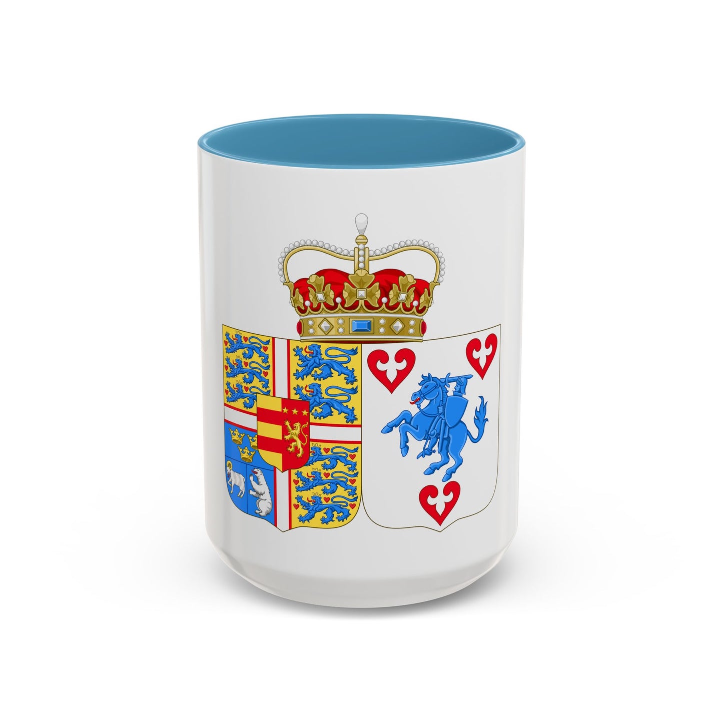Coat of arms of Princess Marie of Denmark - Accent Coffee Mug