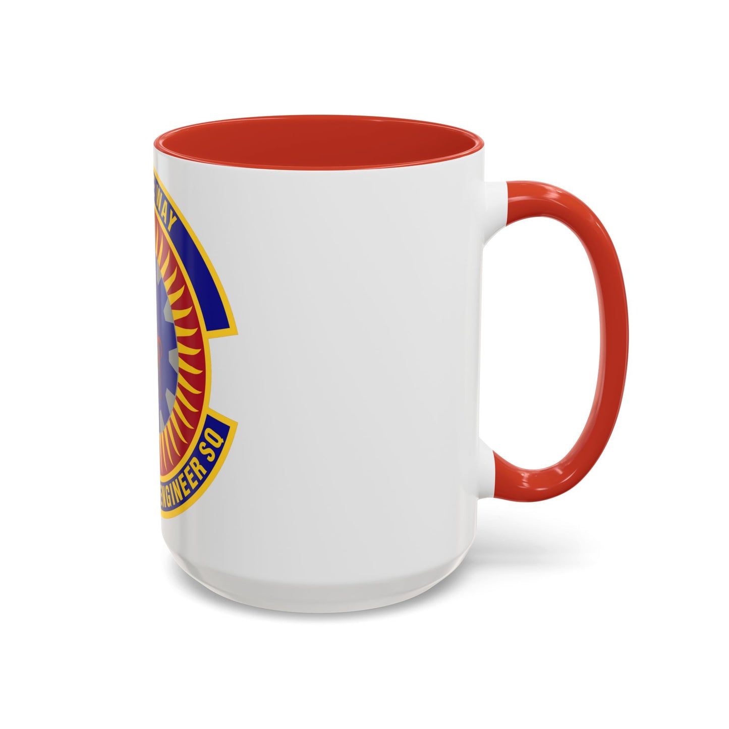 376th Expeditionary Civil Engineer Squadron (U.S. Air Force) Accent Coffee Mug