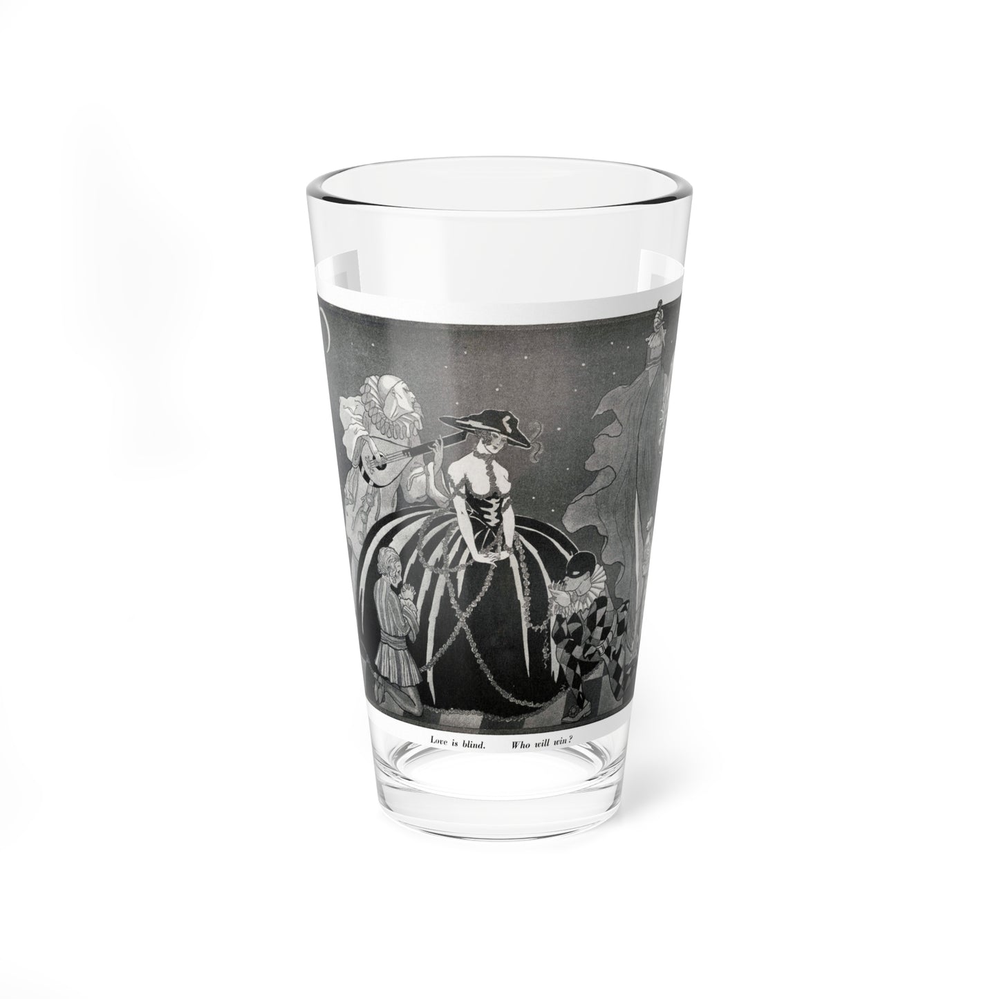 Love is blind. Who will win, Spice O'Life, April 1926 - Pint Glass 16oz