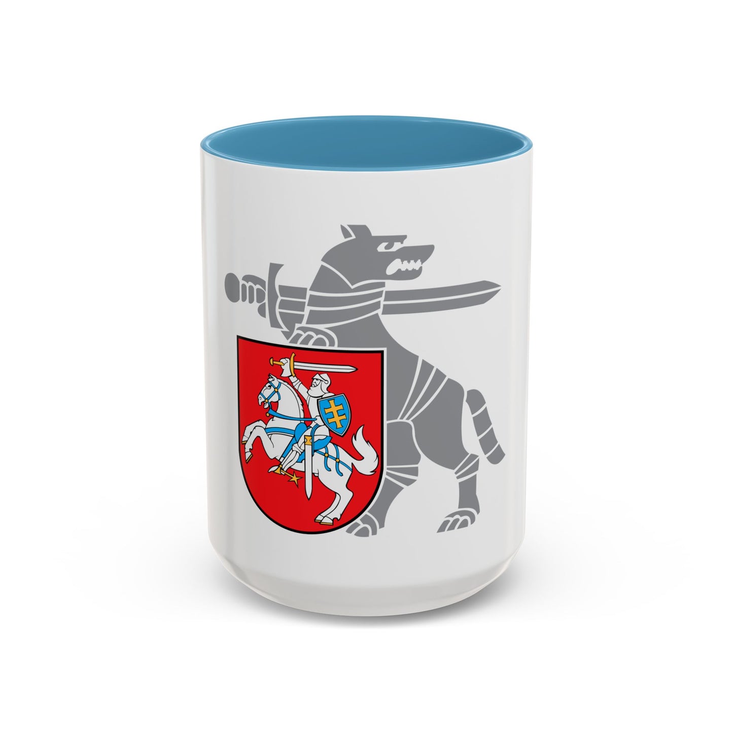 Coat of Arms Ministry of National Defence Lithuania - Accent Coffee Mug