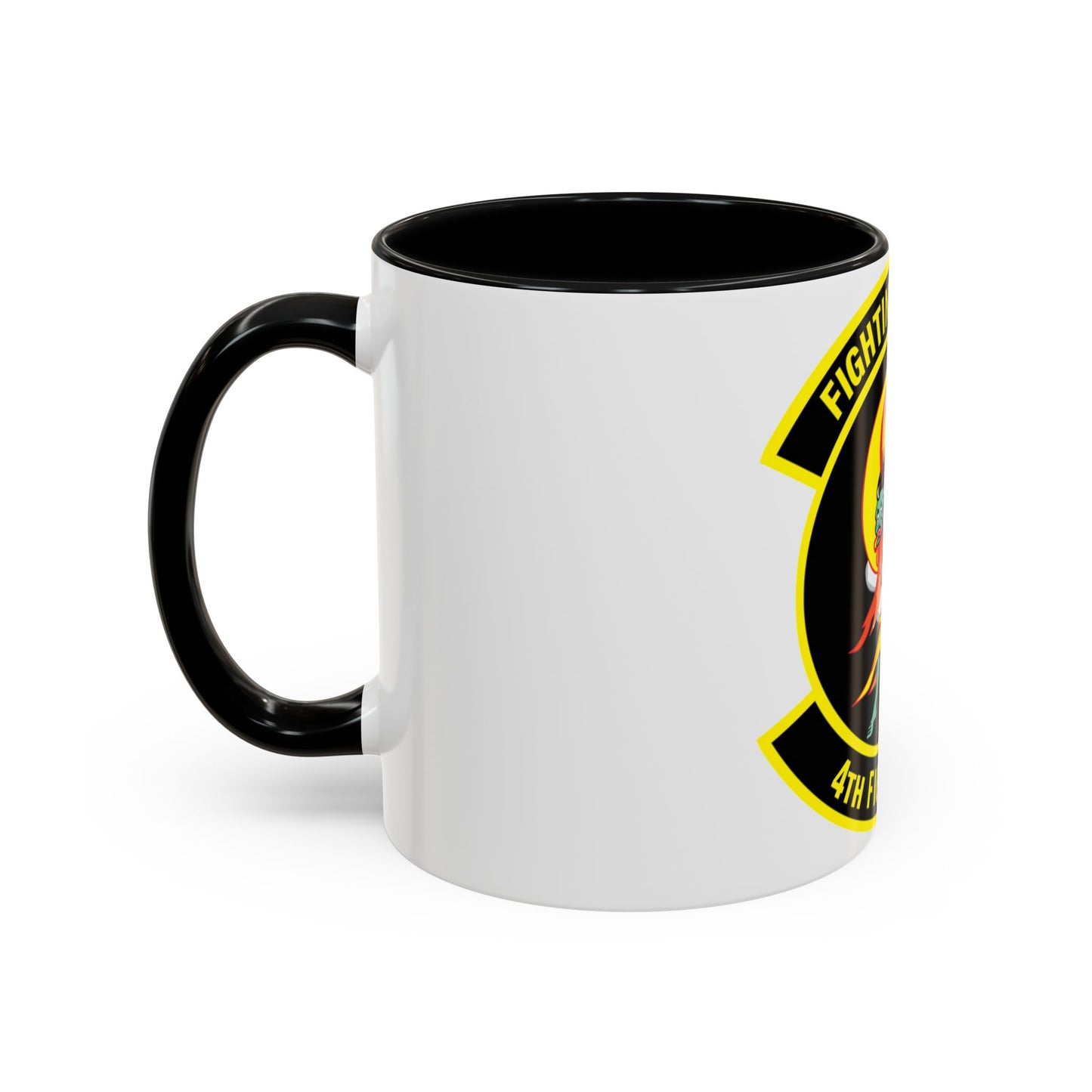 4th Fighter SQ Fightin' Fuujins (U.S. Air Force) Accent Coffee Mug