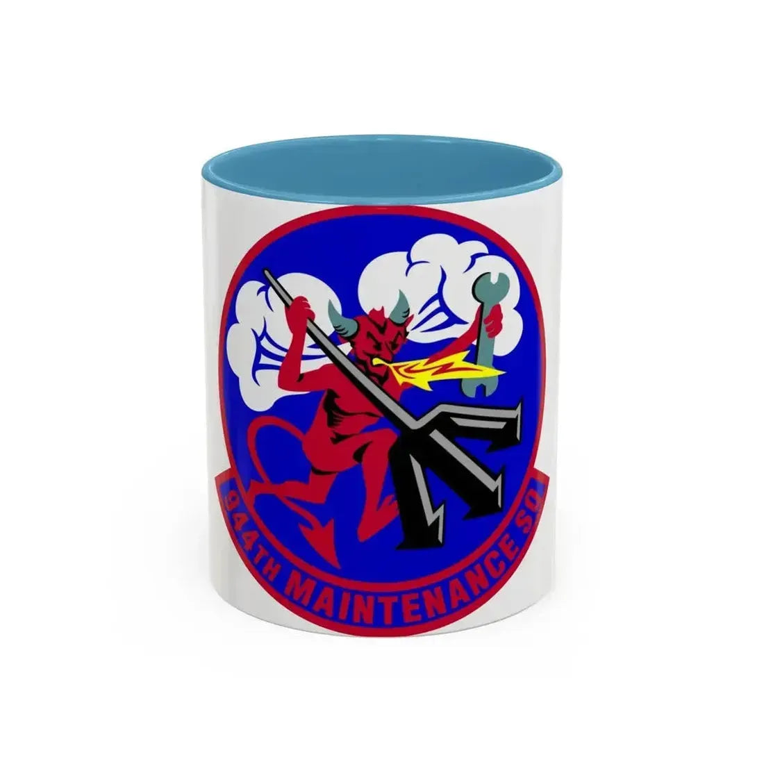 944 Maintenance Squadron AFRC (U.S. Air Force) Accent Coffee Mug 11oz Light Blue - Go Mug Yourself
