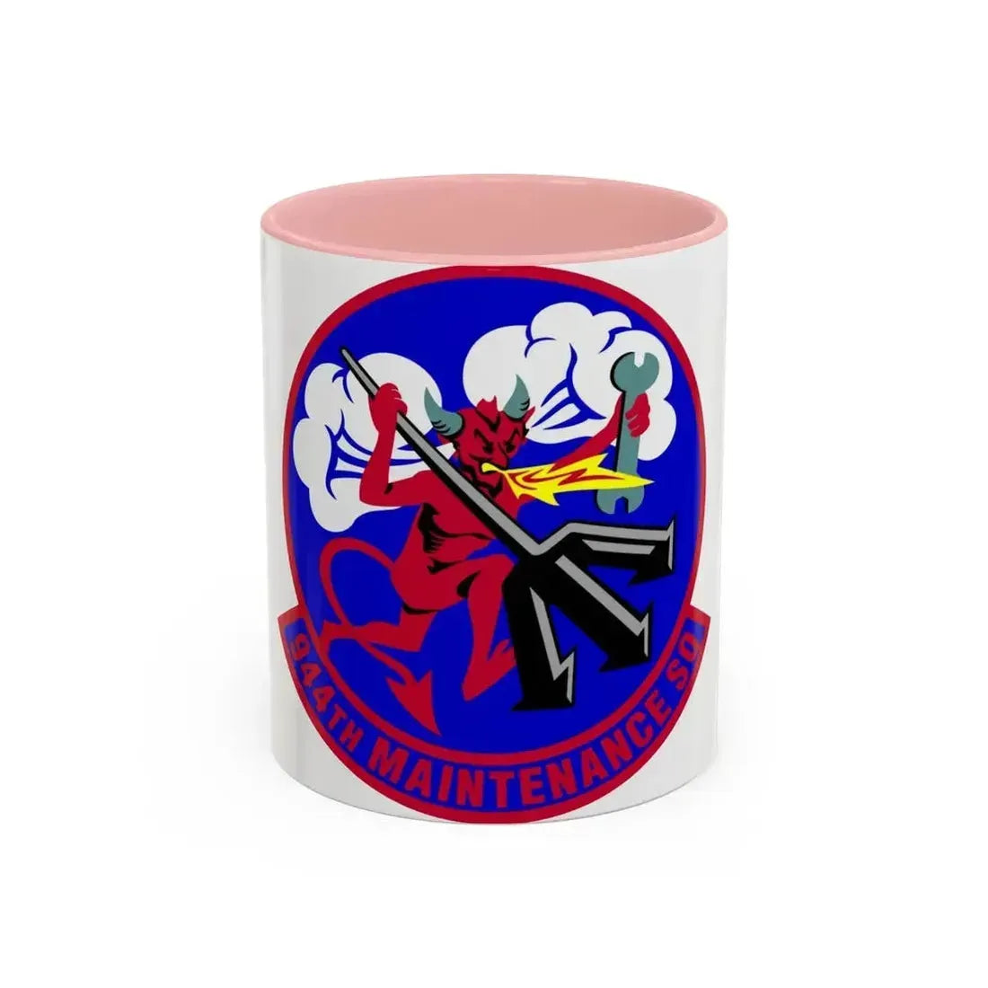 944 Maintenance Squadron AFRC (U.S. Air Force) Accent Coffee Mug 11oz Pink - Go Mug Yourself