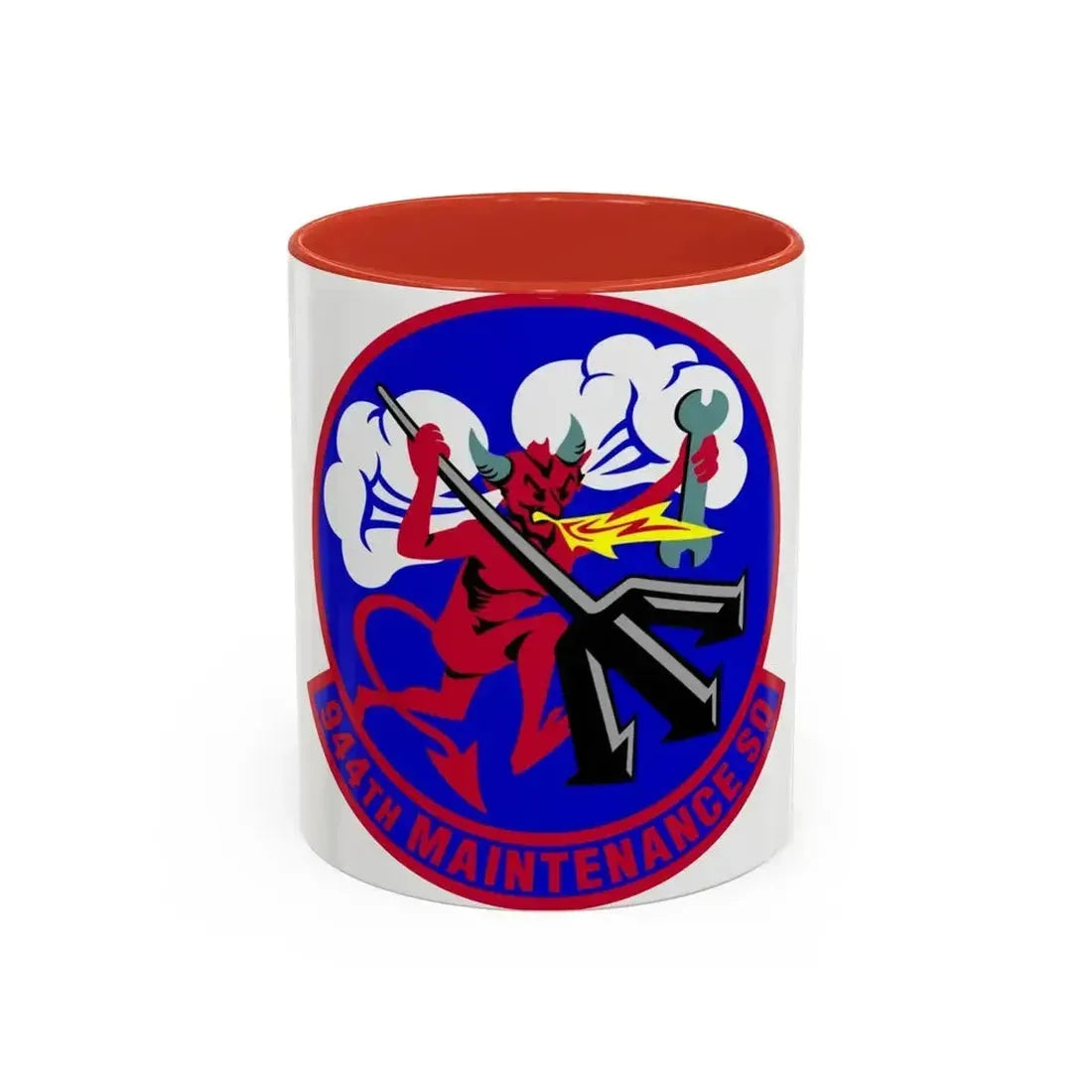 944 Maintenance Squadron AFRC (U.S. Air Force) Accent Coffee Mug 11oz Red - Go Mug Yourself