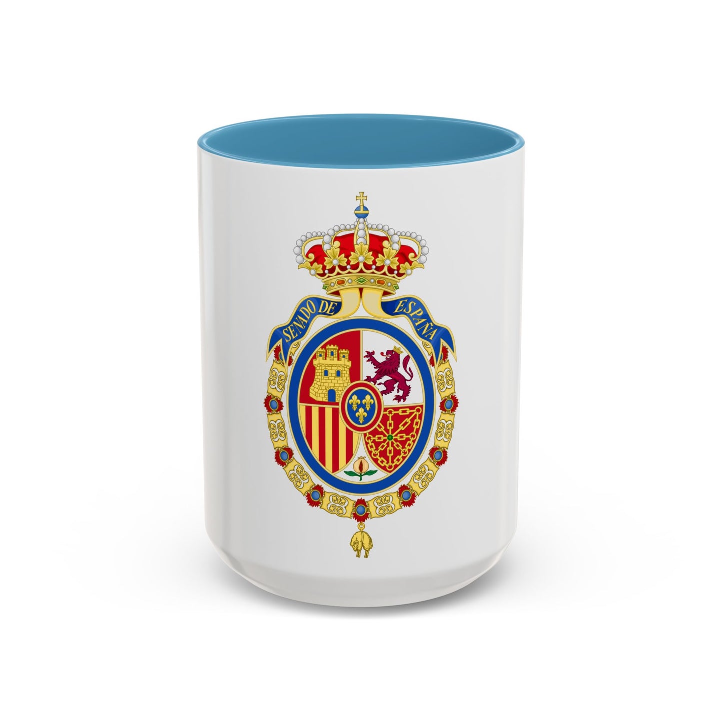 Coat of Arms of the Senate of Spain - Accent Coffee Mug