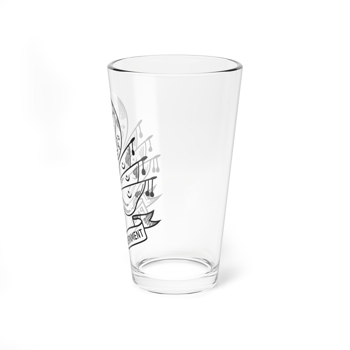 Pakistan Emblem 1947-1954 (Pakistan) (Coat of Arms) Pint Glass 16oz