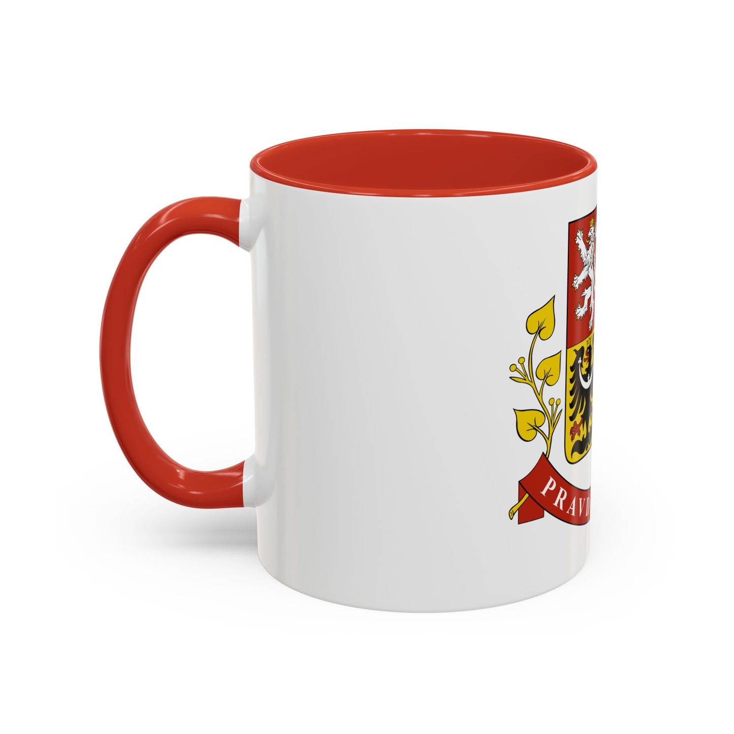 Greater coat of arms of the Czech Republic (Presidential version) - Accent Coffee Mug