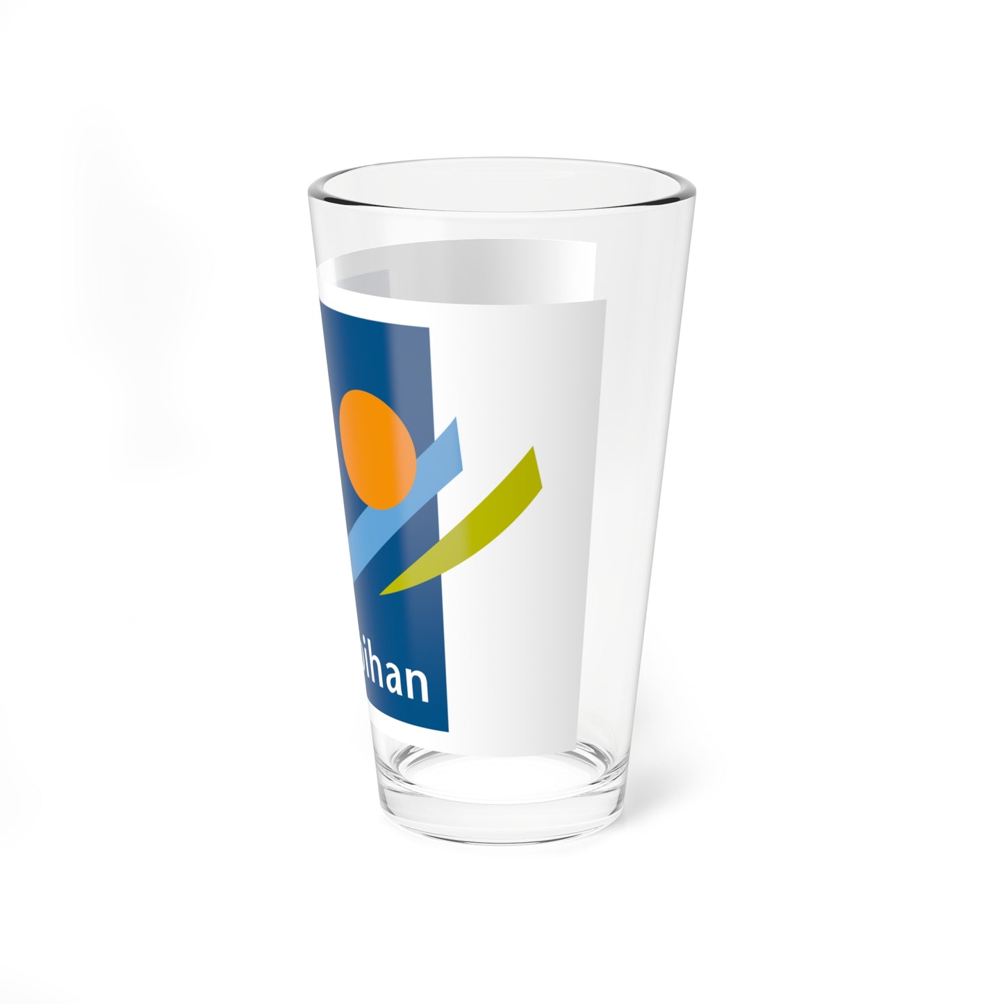Flag of the Department of Morbihan (France) Pint Glass 16oz