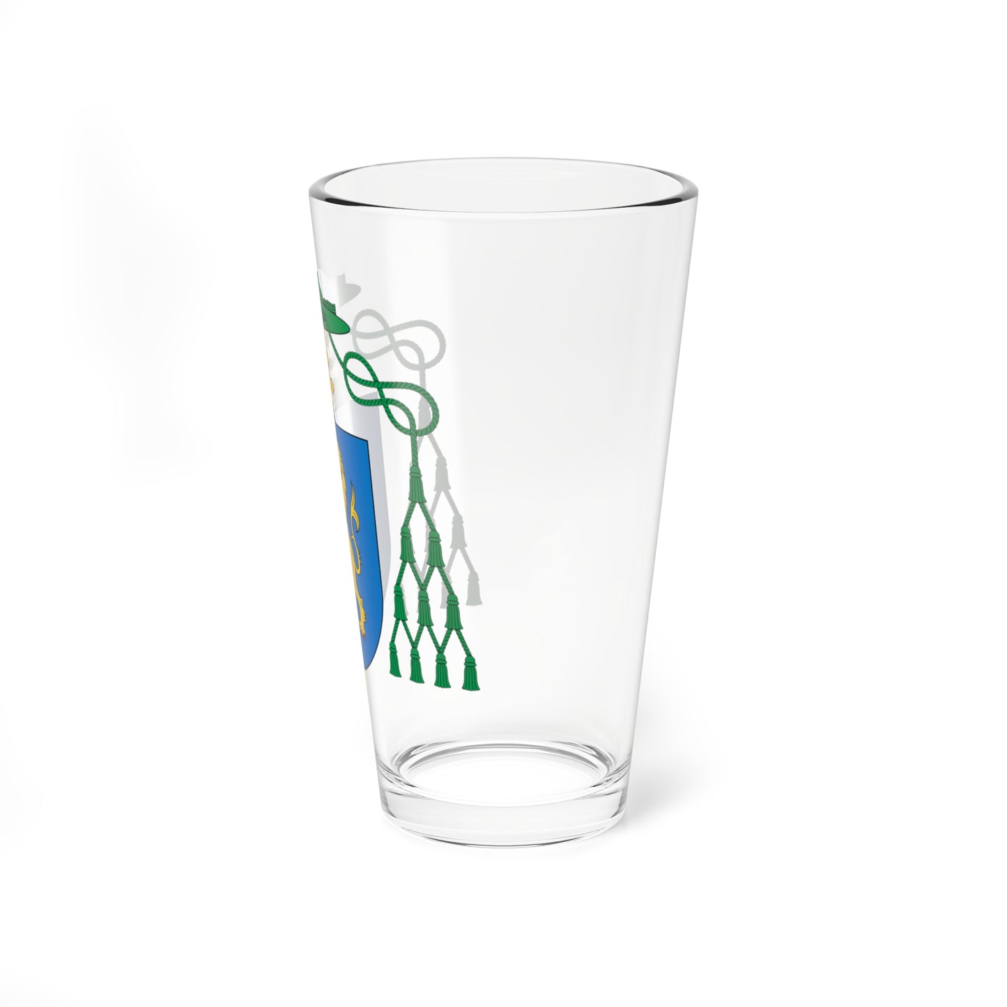 Escudo de Gaspar de Ávalos como arzobispo (Spain) (Coat of Arms) Pint Glass 16oz