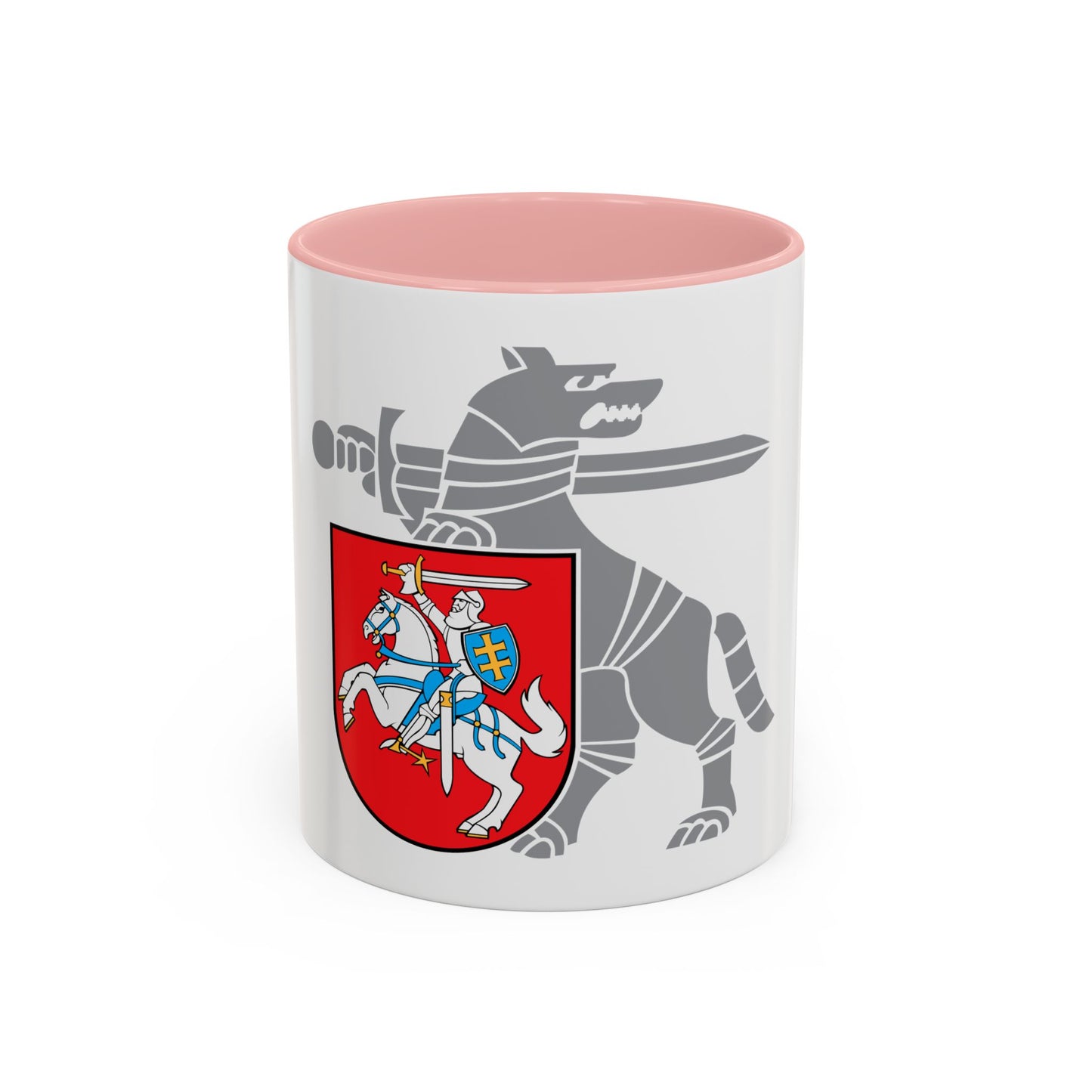 Coat of Arms Ministry of National Defence Lithuania - Accent Coffee Mug