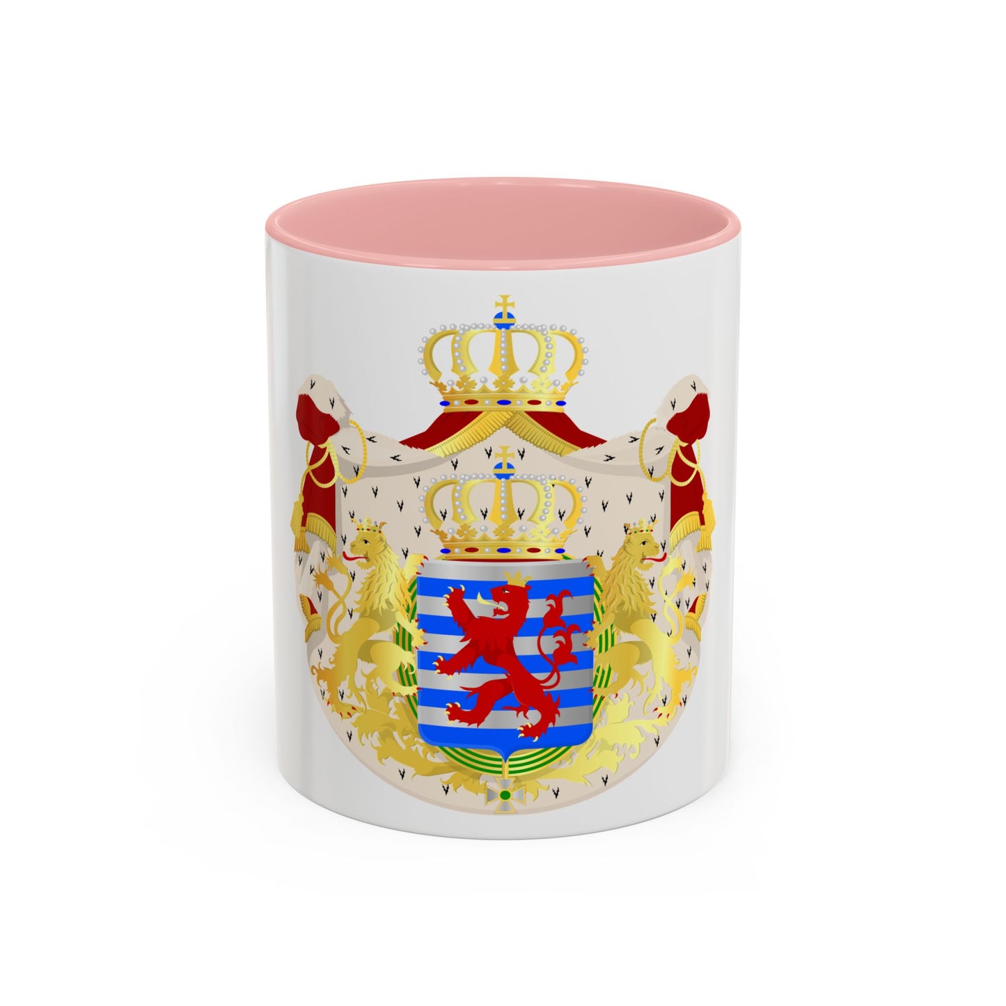 Greater coat of arms of the grand-duchy of Luxembourg - Accent Coffee Mug