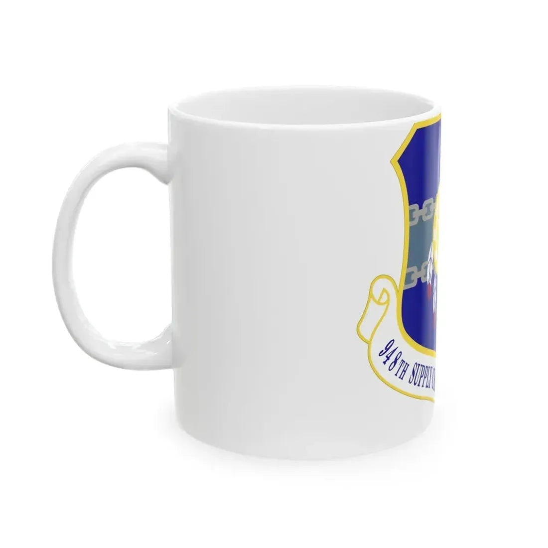 948 Supply Chain Management Group AFMC (U.S. Air Force) White Coffee Mug - Go Mug Yourself