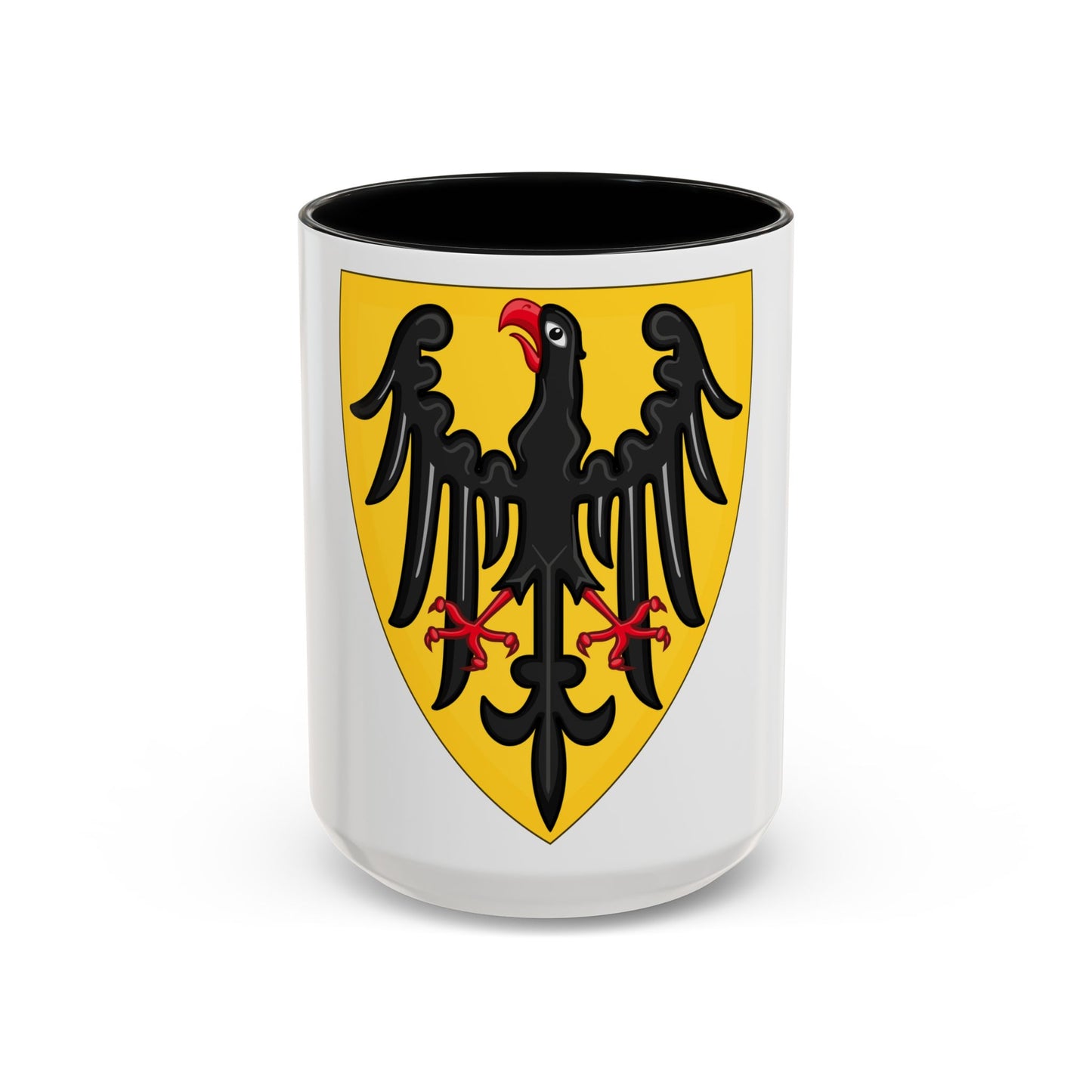 Shield and Coat of Arms of the Holy Roman Emperor (c.1200-c.1300) - Accent Coffee Mug