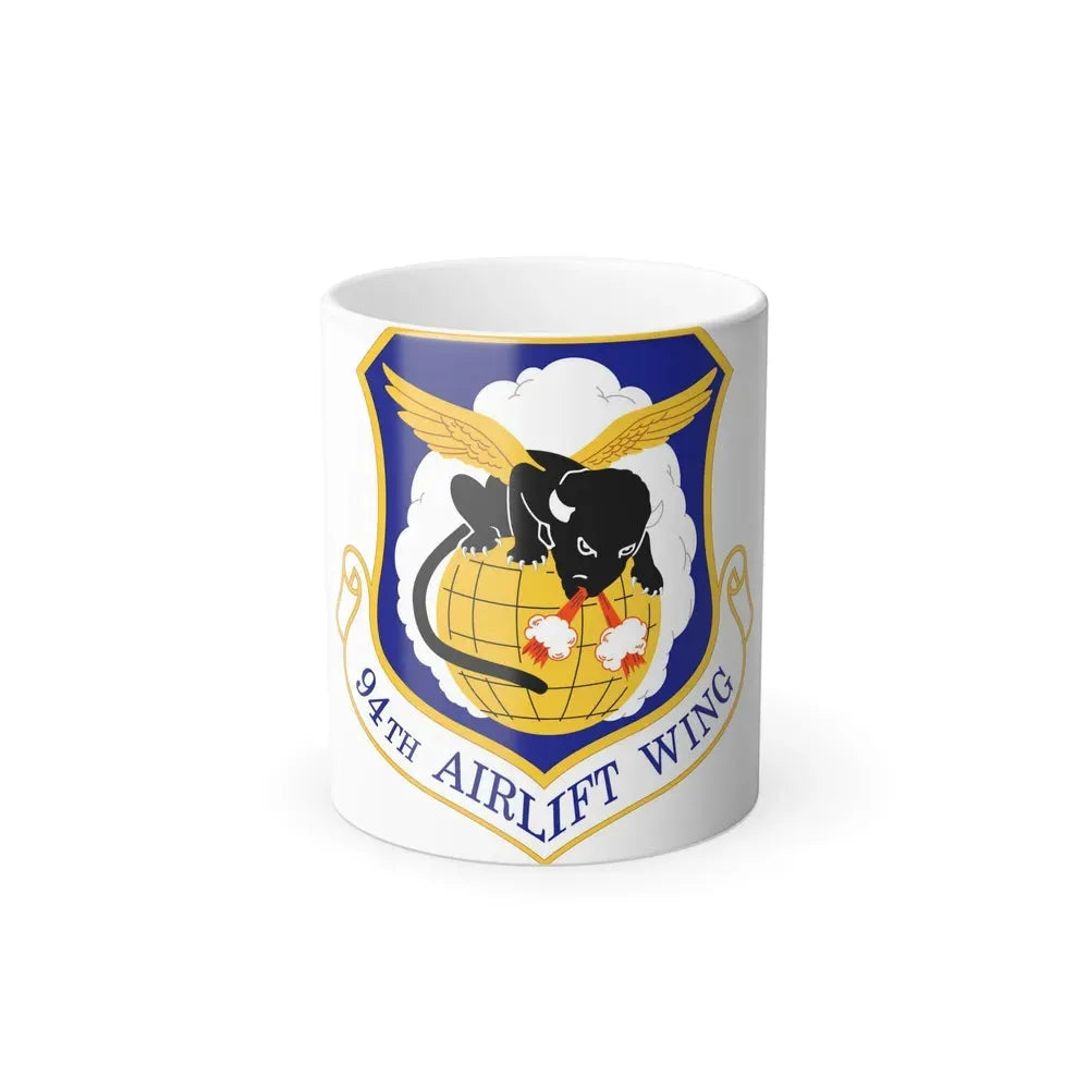 94th Airlift Wing (U.S. Air Force) Color Changing Mug 11oz - Go Mug Yourself