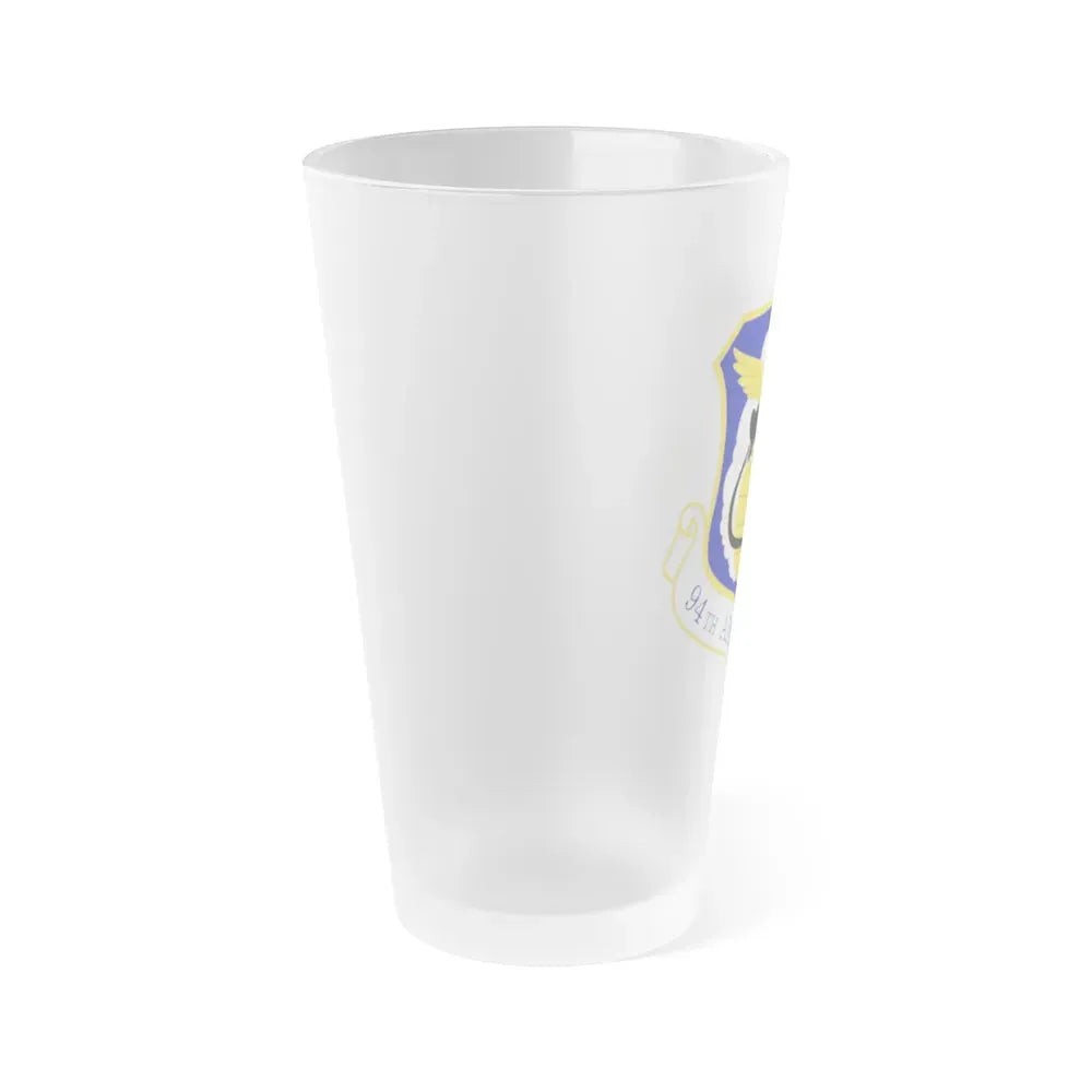 94th Airlift Wing (U.S. Air Force) Frosted Pint Glass 16oz - Go Mug Yourself