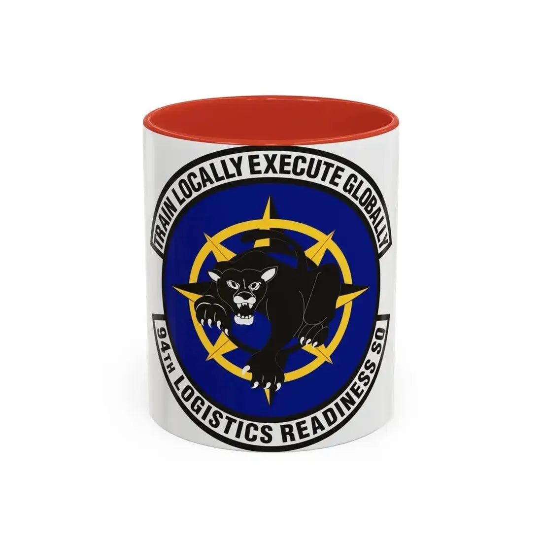 94th Logistics Readiness Squadron (U.S. Air Force) Accent Coffee Mug 11oz Red - Go Mug Yourself