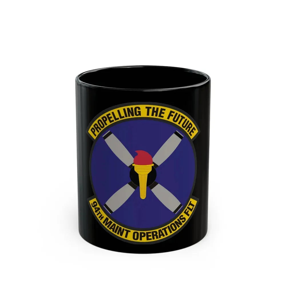 94th Maintenance Operations Flight (U.S. Air Force) Black Coffee Mug 11oz - Go Mug Yourself