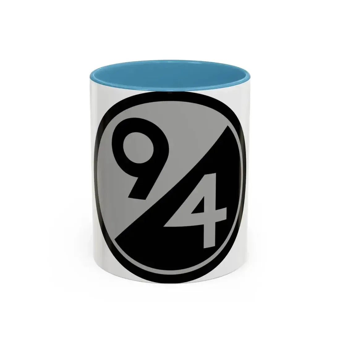 94th Regional Readiness Command SSI (U.S. Army) Accent Coffee Mug 11oz Light Blue - Go Mug Yourself