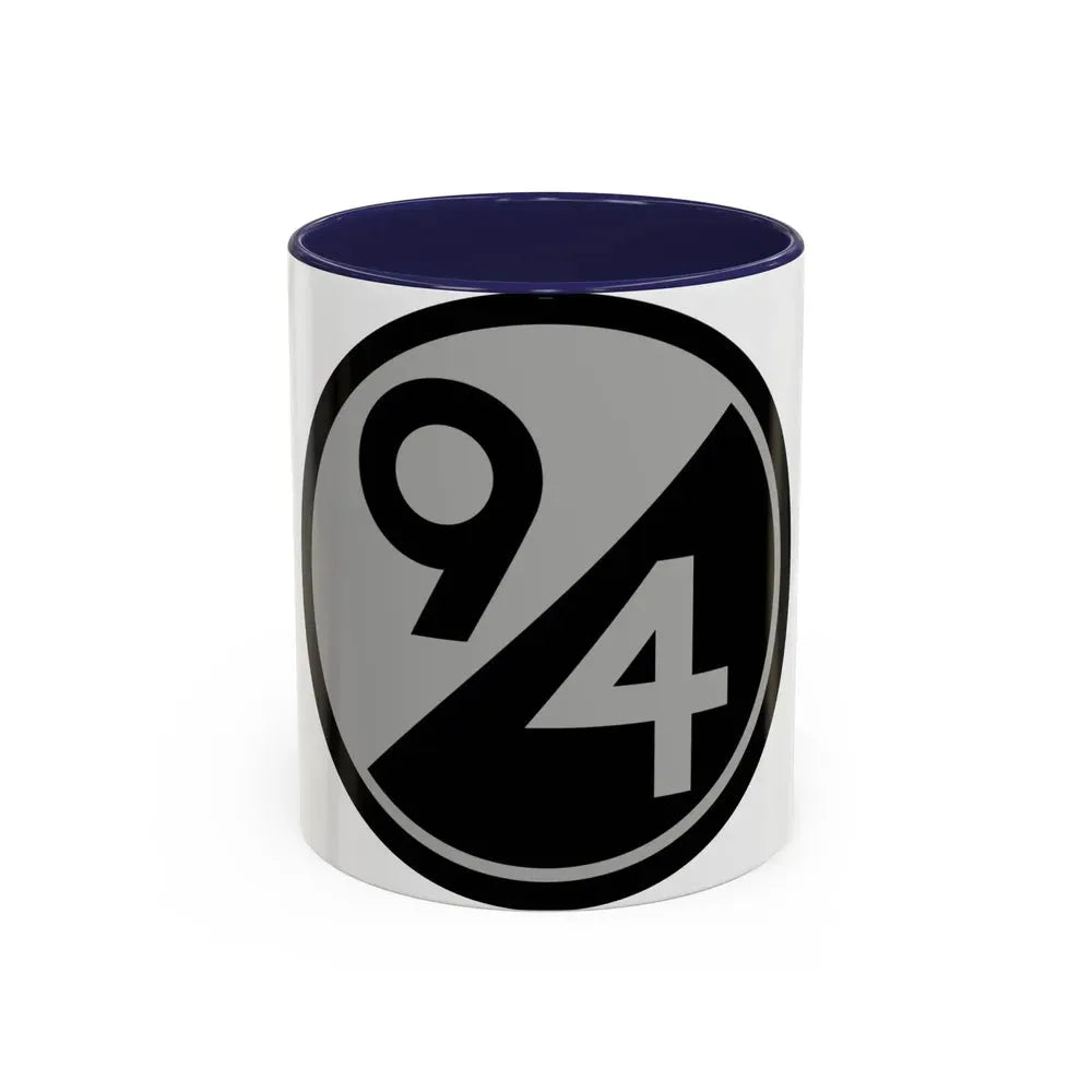 94th Regional Readiness Command SSI (U.S. Army) Accent Coffee Mug 11oz Navy - Go Mug Yourself