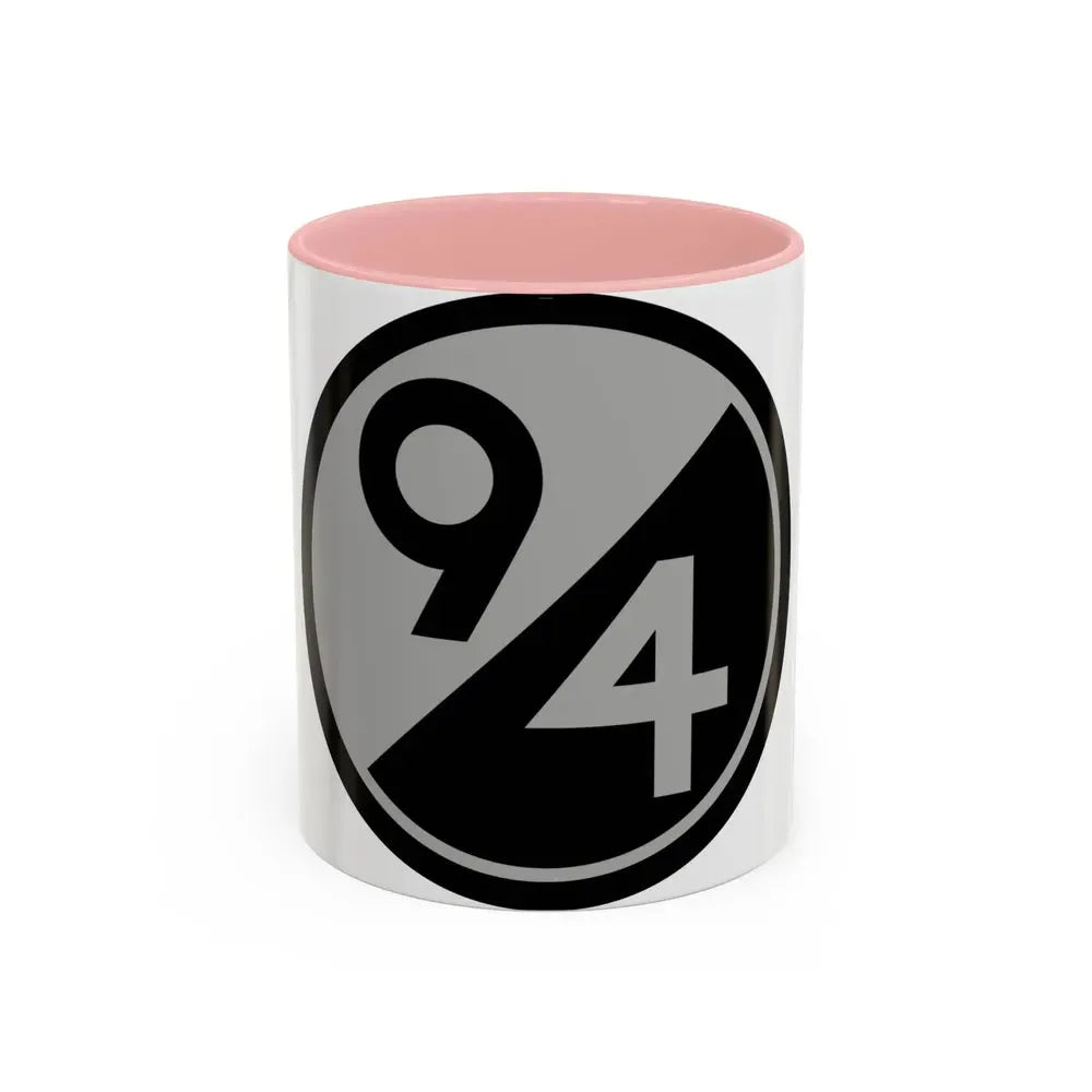 94th Regional Readiness Command SSI (U.S. Army) Accent Coffee Mug 11oz Pink - Go Mug Yourself