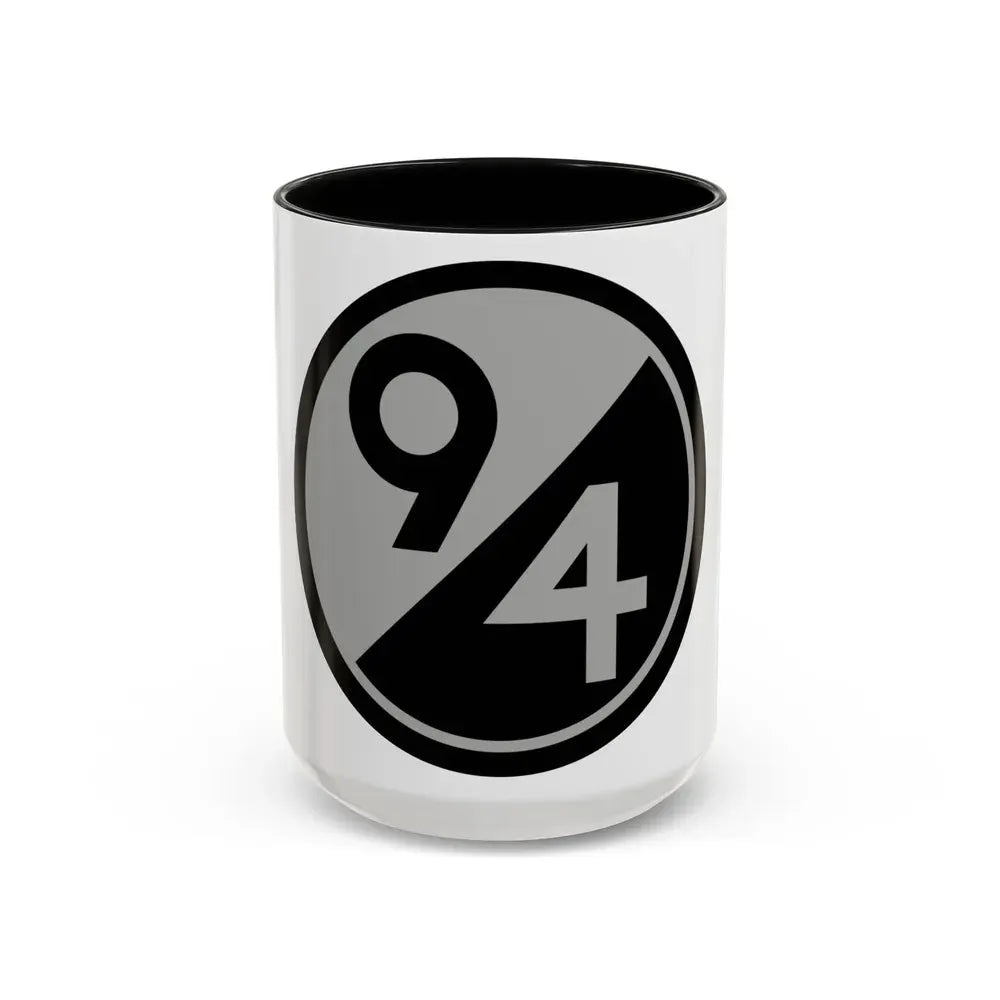 94th Regional Readiness Command SSI (U.S. Army) Accent Coffee Mug 15oz Black - Go Mug Yourself