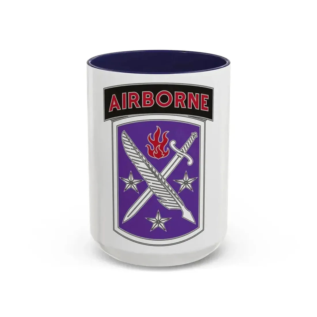 95 Civil Affairs Brigade (U.S. Army) Accent Coffee Mug 15oz Navy - Go Mug Yourself
