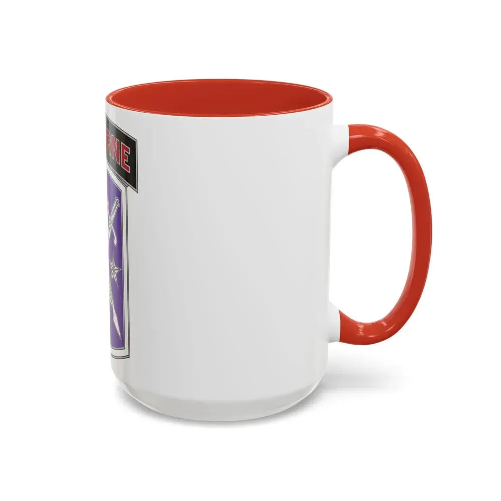 95 Civil Affairs Brigade (U.S. Army) Accent Coffee Mug - Go Mug Yourself