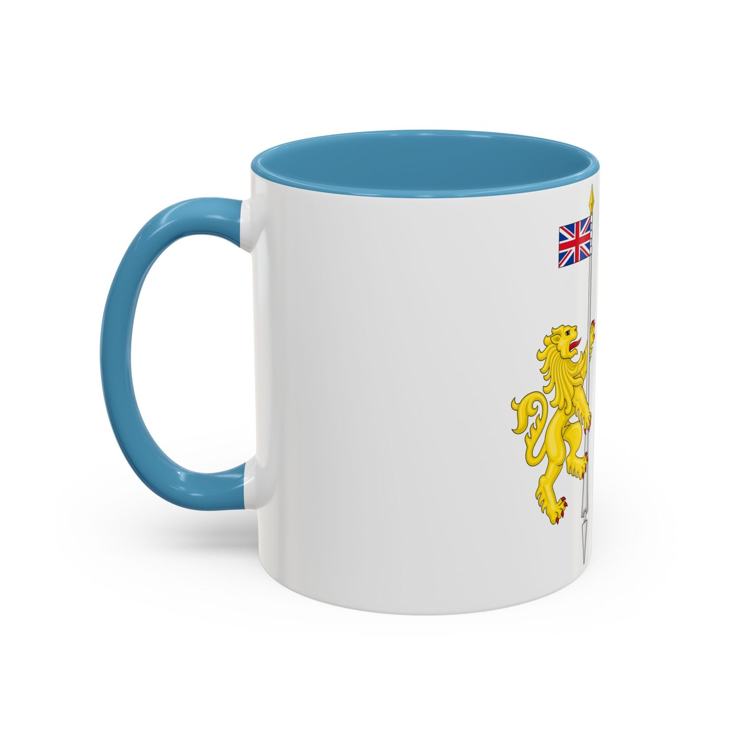 Supporters from the coat of arms of Canada - Accent Coffee Mug