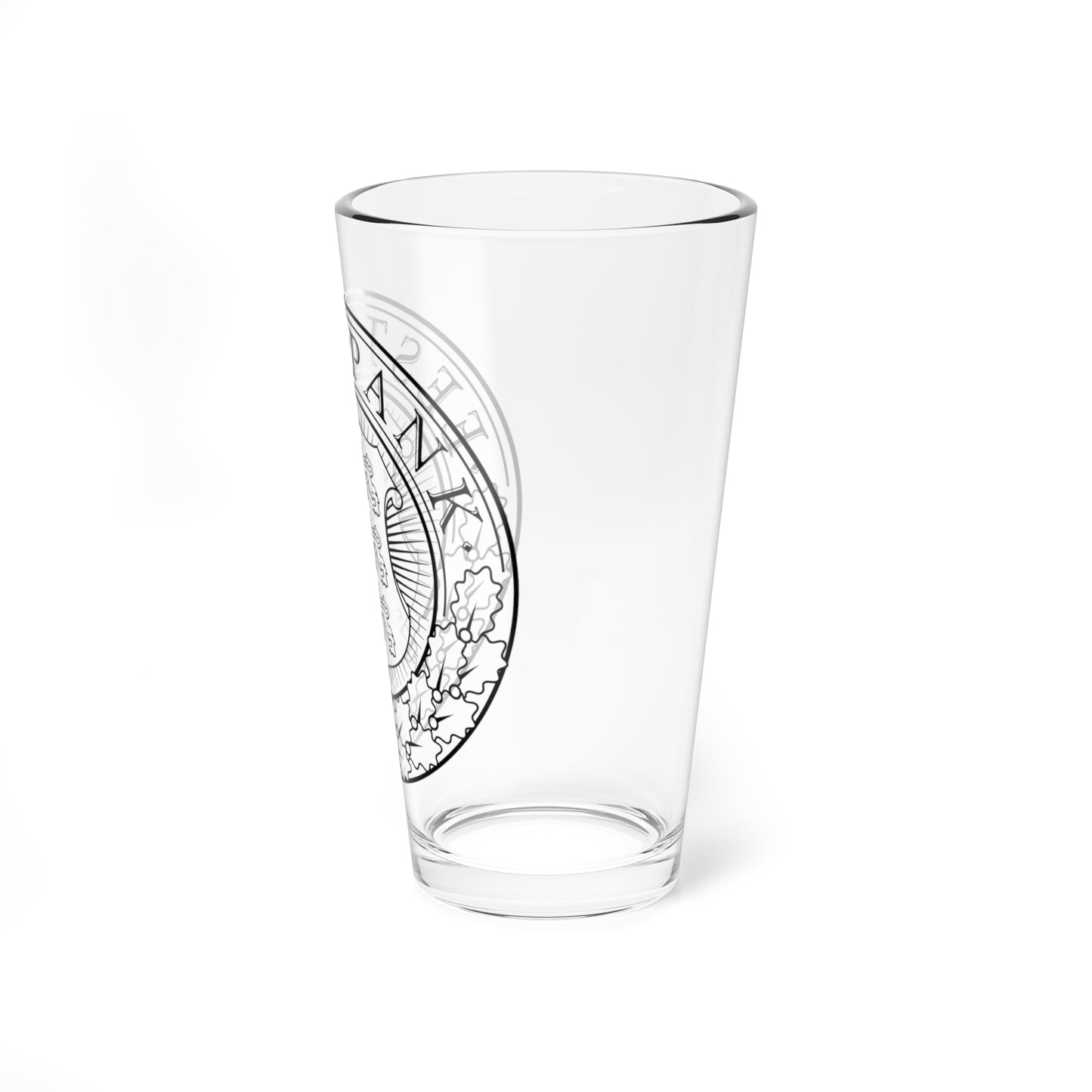 Seal of the Bank of Estonia 2 (Estonia) (Coat of Arms) Pint Glass 16oz