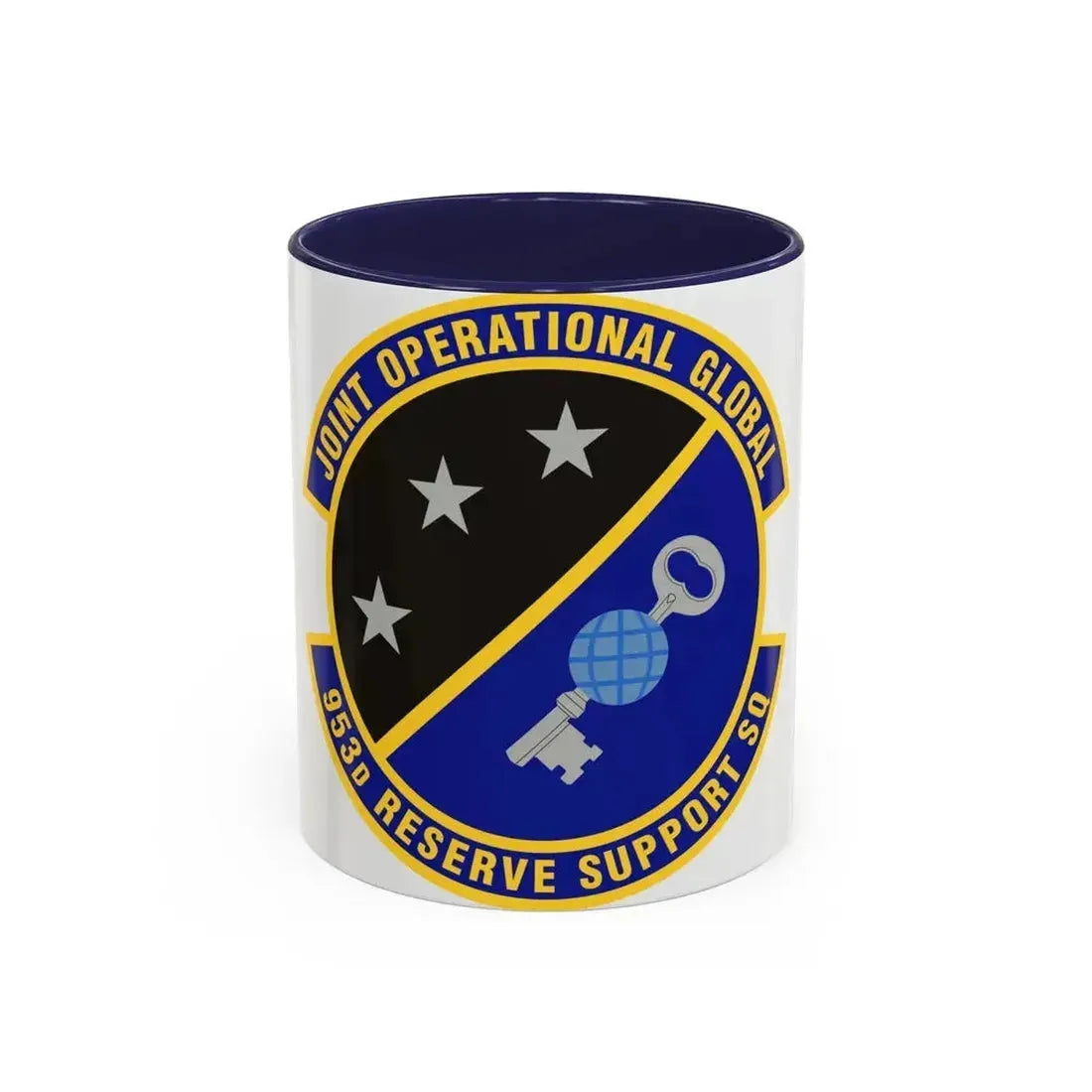 953d Reserve Support Squadron (U.S. Air Force) Accent Coffee Mug 11oz Navy - Go Mug Yourself
