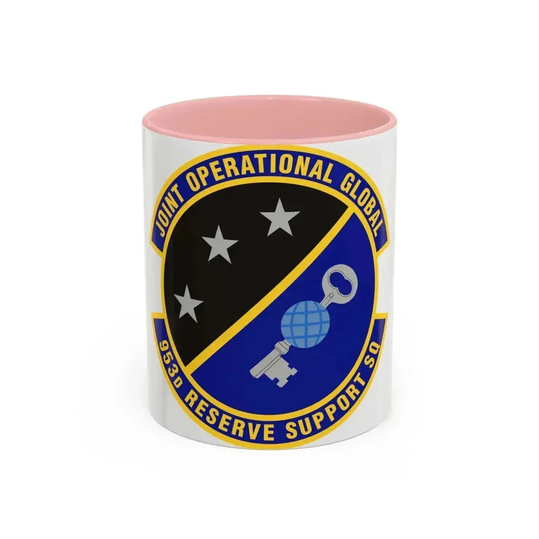 953d Reserve Support Squadron (U.S. Air Force) Accent Coffee Mug 11oz Pink - Go Mug Yourself