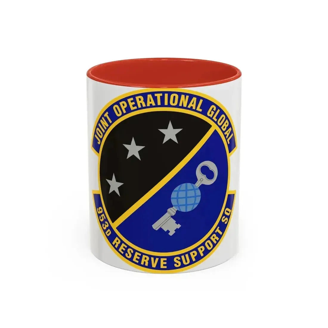 953d Reserve Support Squadron (U.S. Air Force) Accent Coffee Mug 11oz Red - Go Mug Yourself