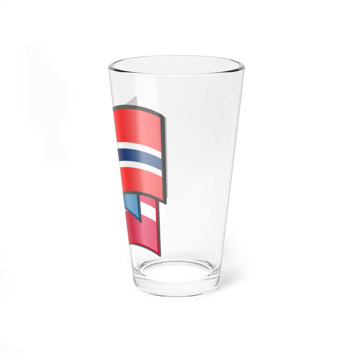 Scandinavia flags Norway (Sweden) Pint Glass 16oz