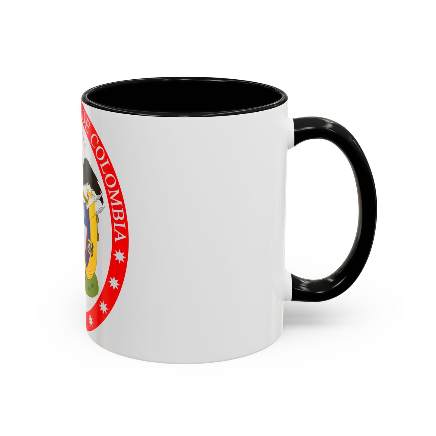 Coat of arms of the United States of Colombia - Accent Coffee Mug