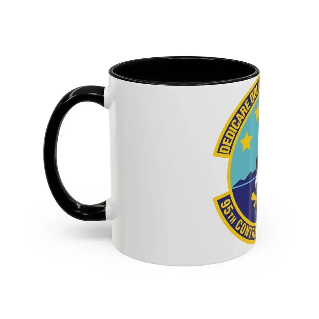 95th Contracting Squadron (U.S. Air Force) Accent Coffee Mug - Go Mug Yourself