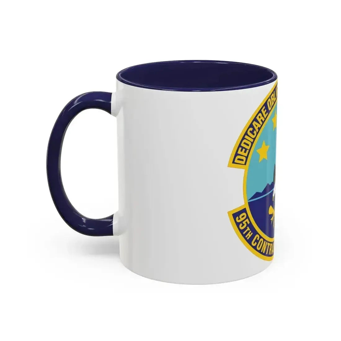 95th Contracting Squadron (U.S. Air Force) Accent Coffee Mug - Go Mug Yourself