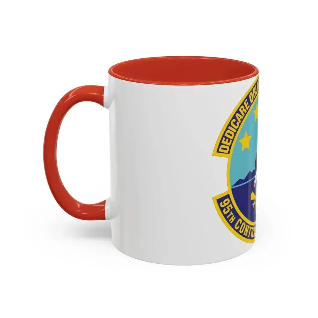 95th Contracting Squadron (U.S. Air Force) Accent Coffee Mug - Go Mug Yourself