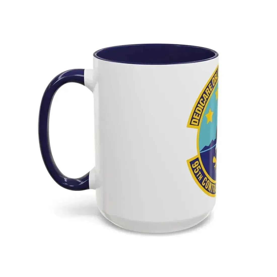 95th Contracting Squadron (U.S. Air Force) Accent Coffee Mug - Go Mug Yourself