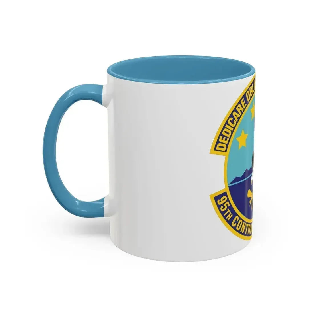 95th Contracting Squadron (U.S. Air Force) Accent Coffee Mug - Go Mug Yourself