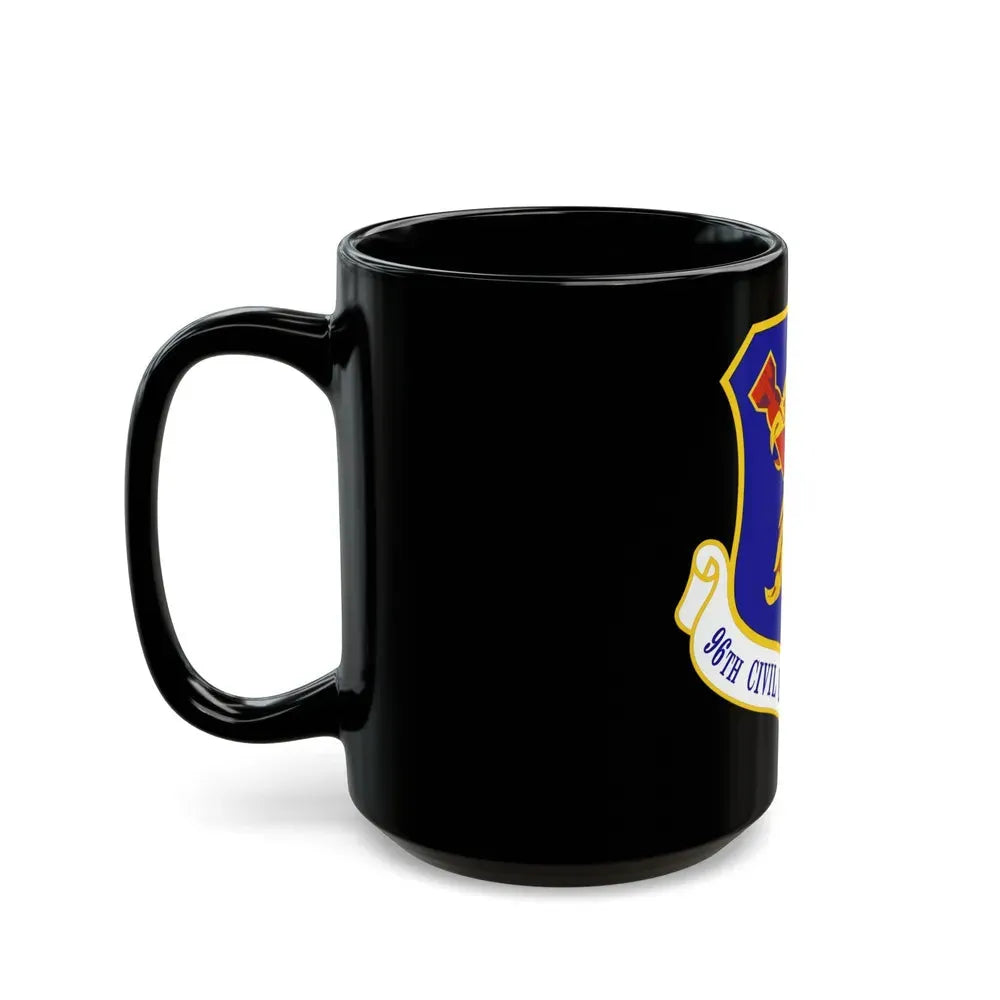 96 Civil Engineer Group AFMC (U.S. Air Force) Black Coffee Mug - Go Mug Yourself