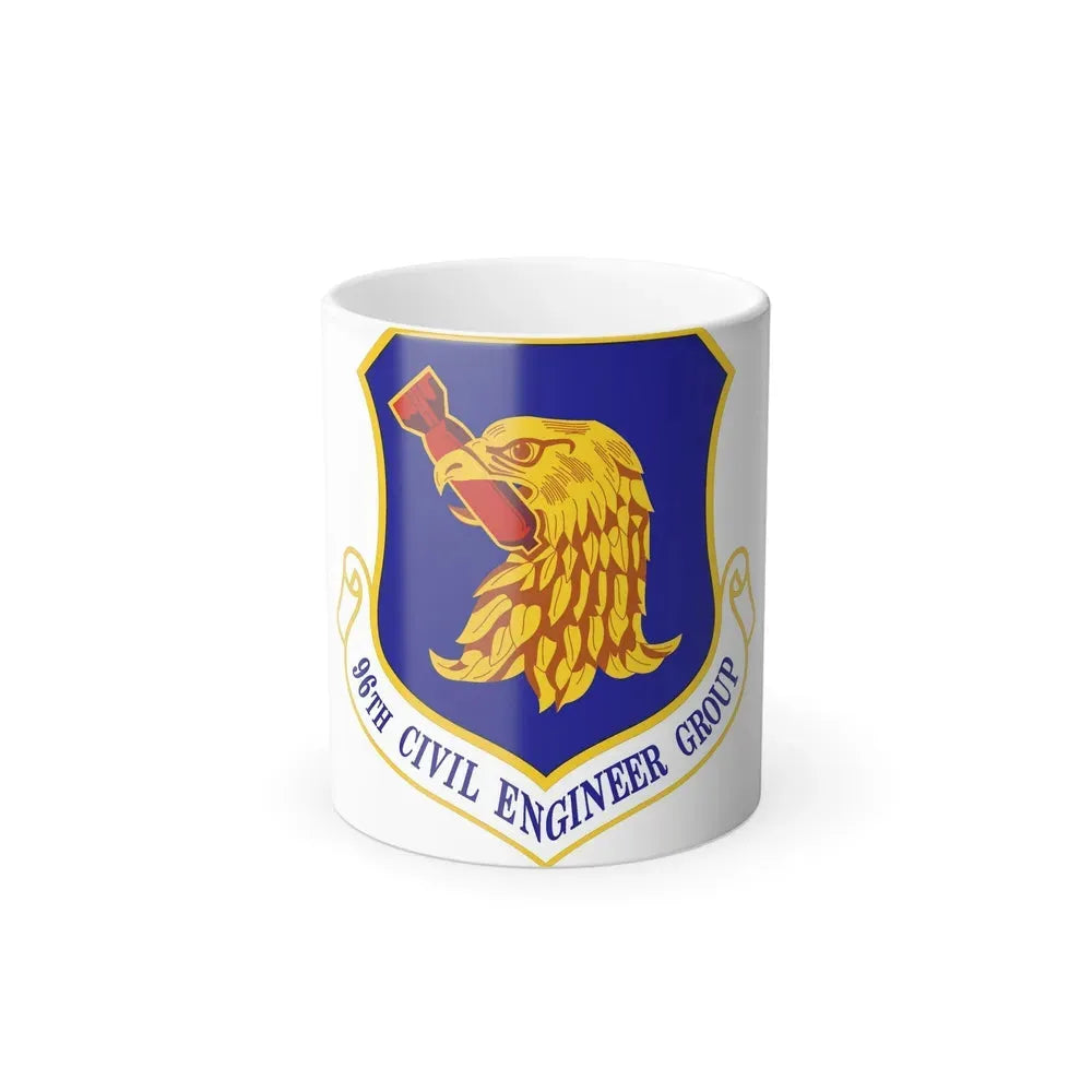 96 Civil Engineer Group AFMC (U.S. Air Force) Color Changing Coffee Mug 11oz - Go Mug Yourself