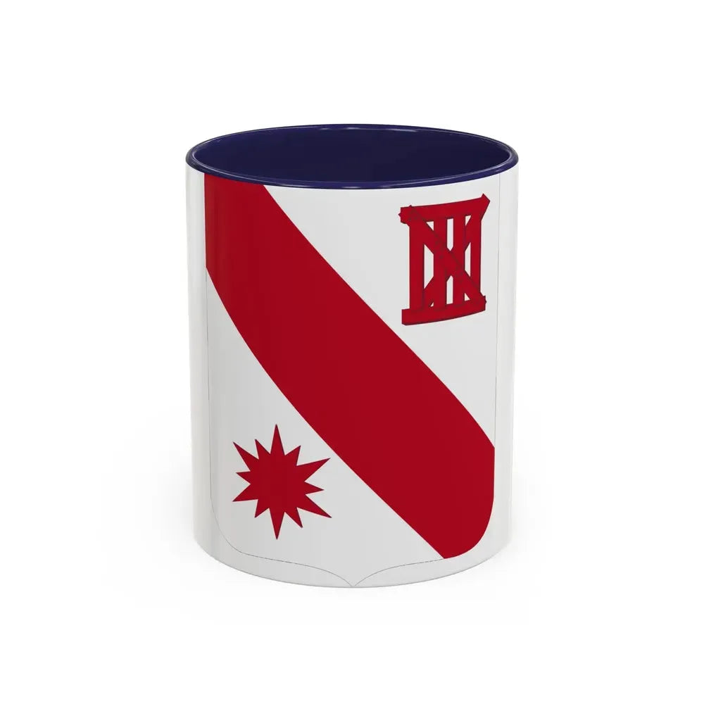96 Engineer Battalion 2 (U.S. Army) Accent Coffee Mug 11oz Navy - Go Mug Yourself