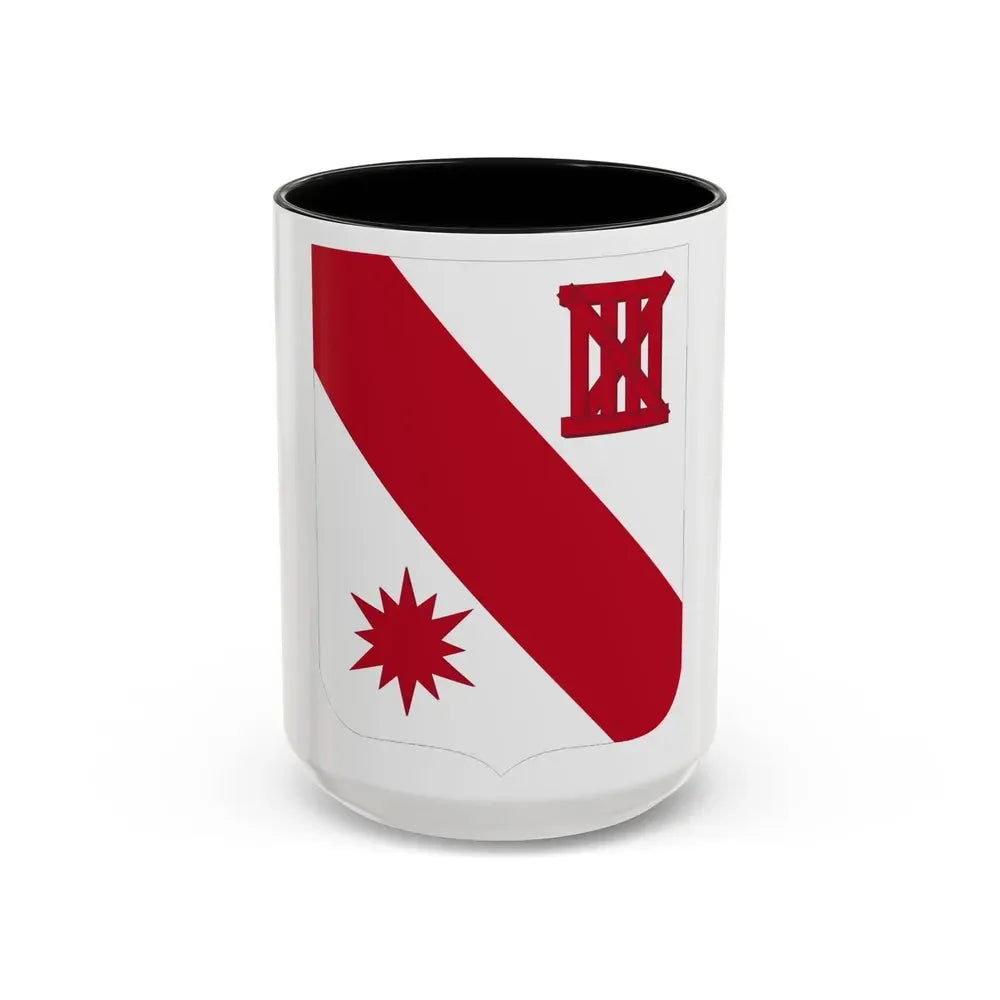 96 Engineer Battalion 2 (U.S. Army) Accent Coffee Mug 15oz Black - Go Mug Yourself