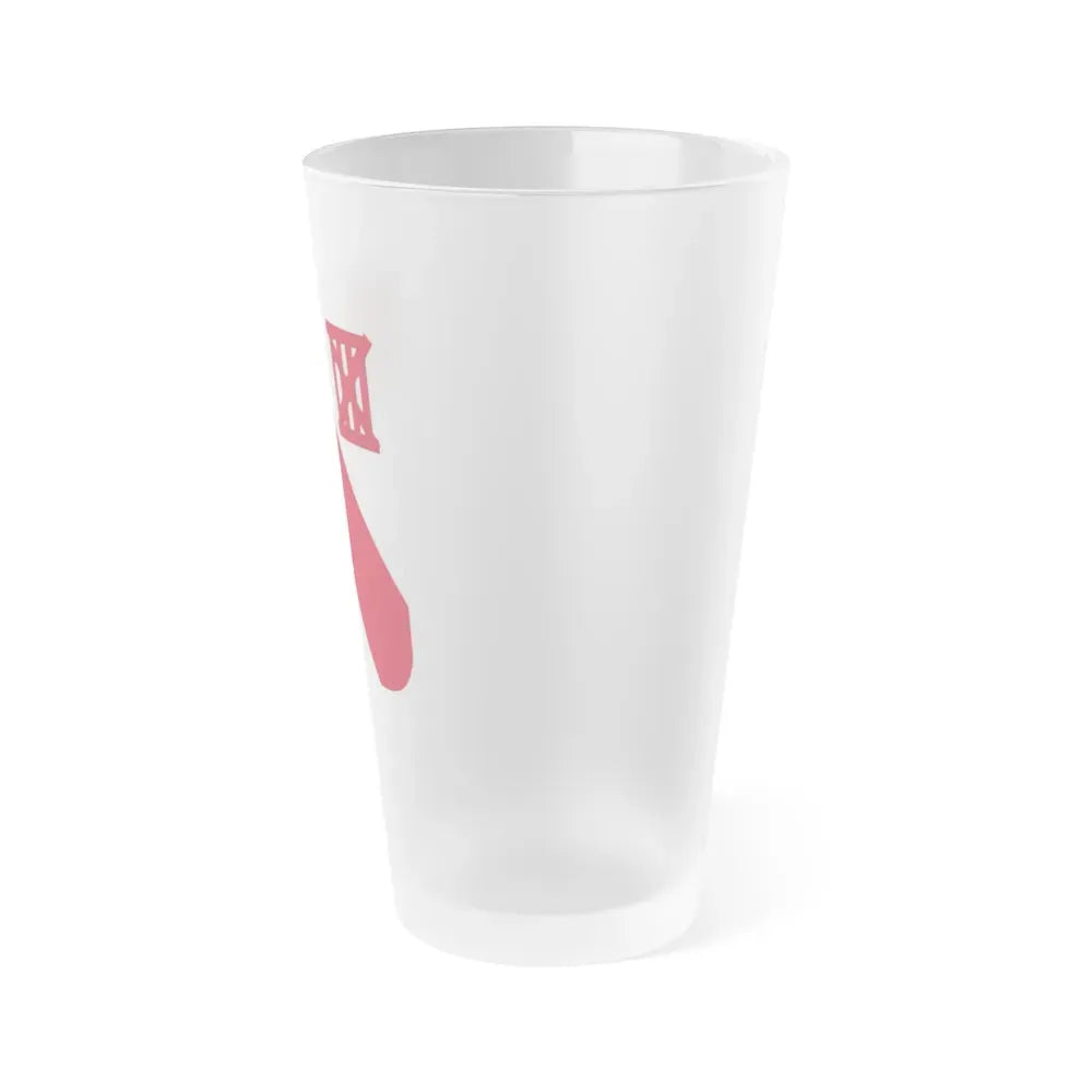 96 Engineer Battalion 2 (U.S. Army) Frosted Pint Glass 16oz - Go Mug Yourself