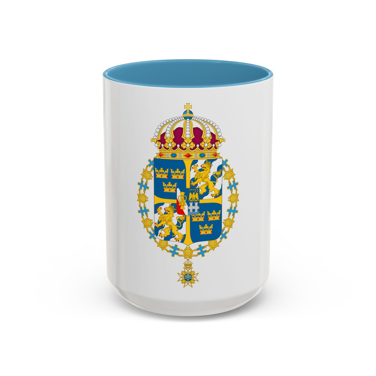 Great coat of arms of Sweden 3 - Accent Coffee Mug