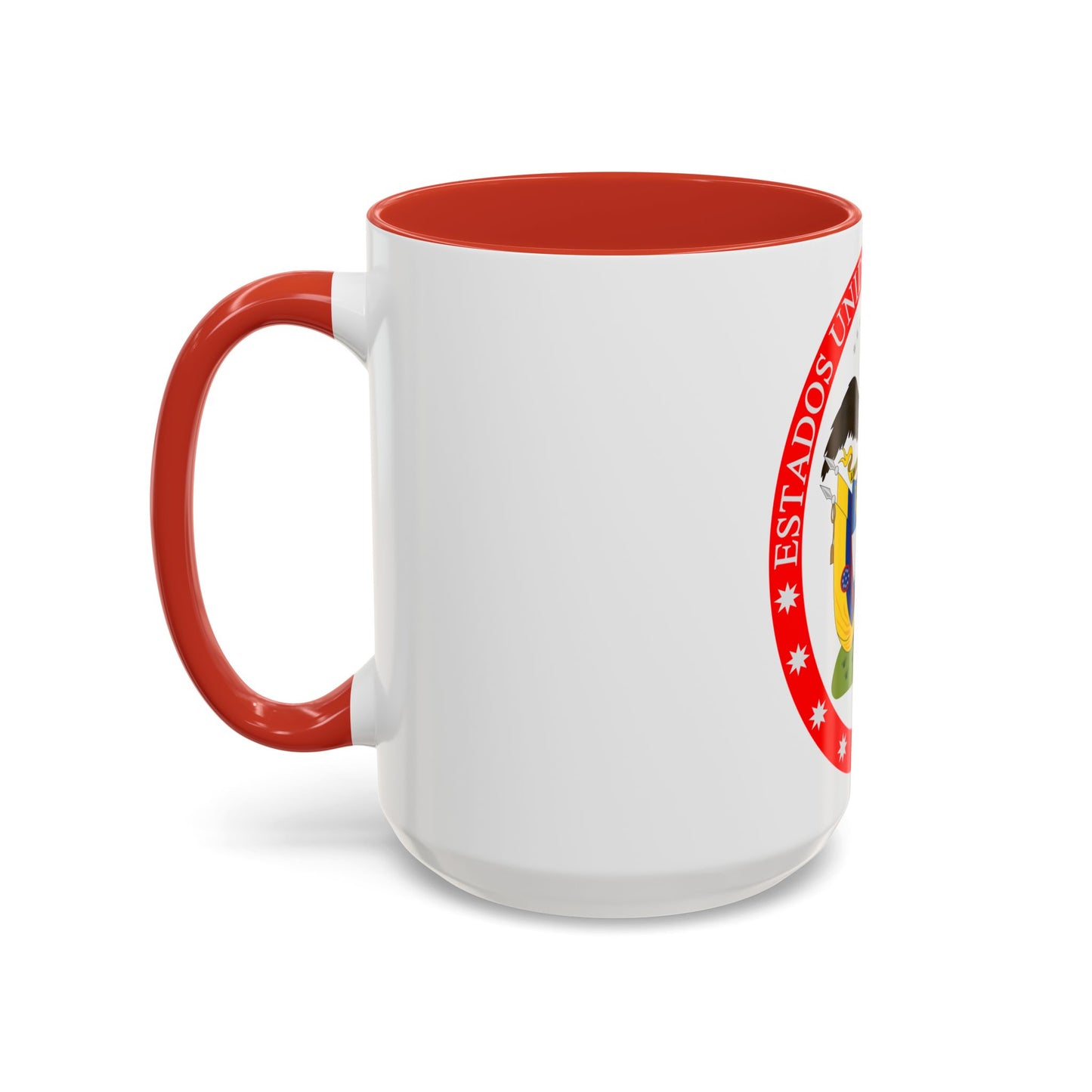 Coat of arms of the United States of Colombia - Accent Coffee Mug