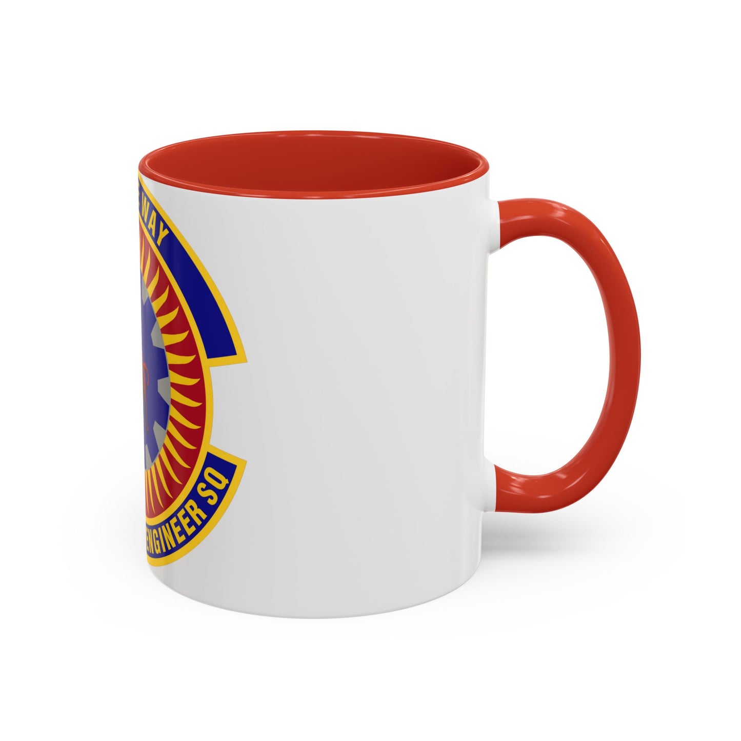 376th Expeditionary Civil Engineer Squadron (U.S. Air Force) Accent Coffee Mug